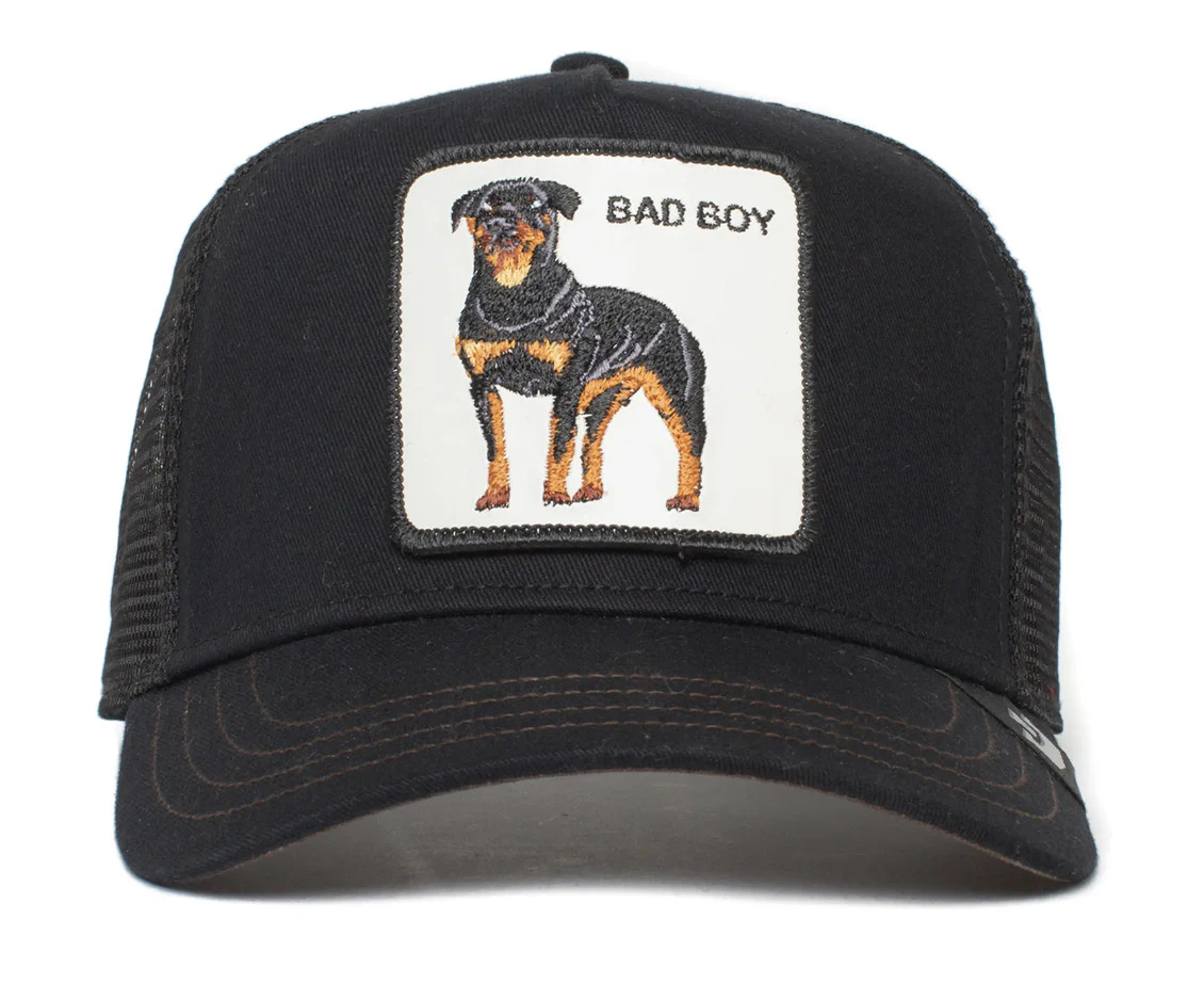 Goorin Brothers Mens Baseball Trucker Cap Hat Snapback The Baddest Boy - Black