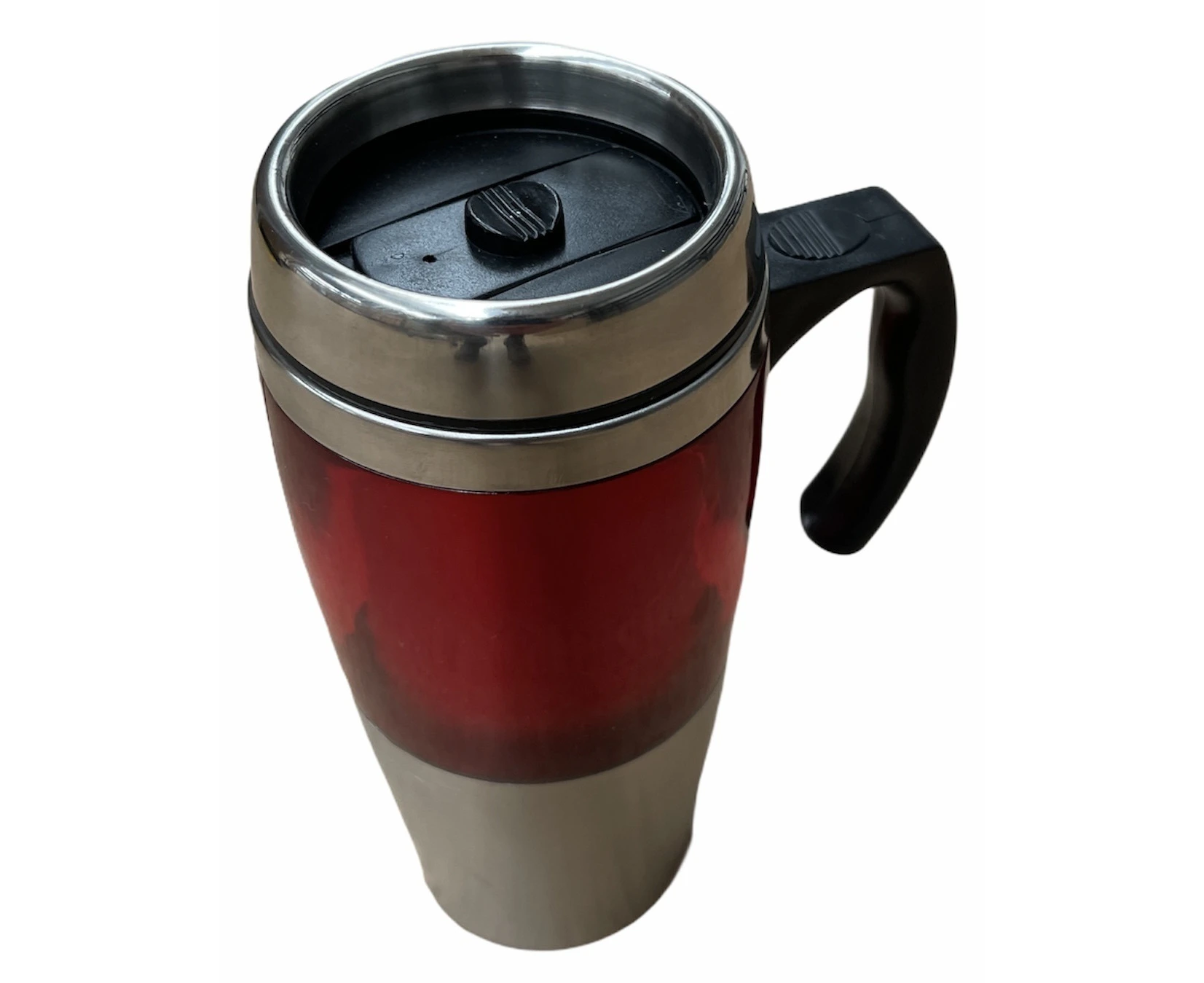 Velo Mug Travel Cup Stainless Steel Insulated Coffee Thermal Bottle - Red