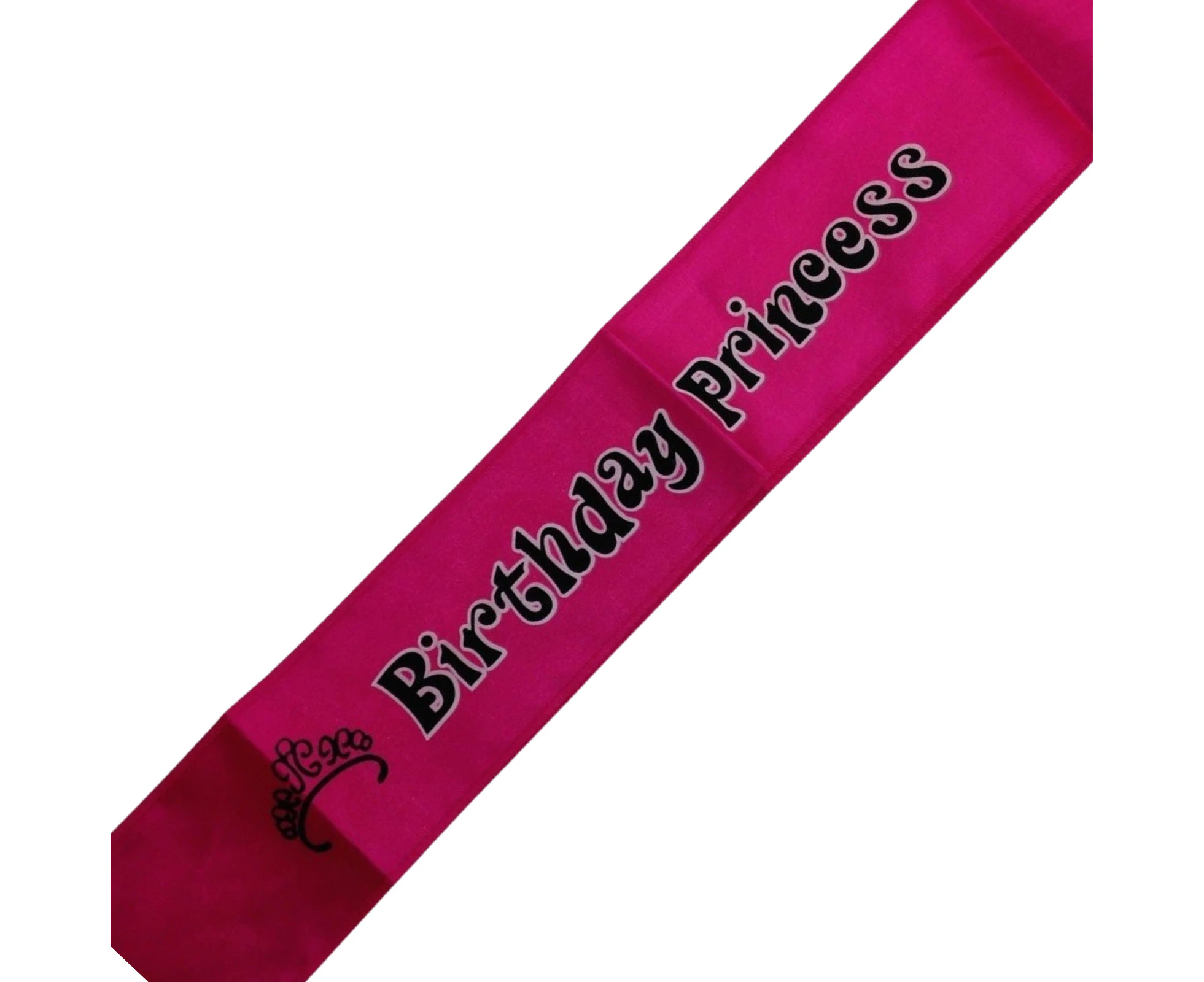 Birthday Princess Sash 21st 18th Girls Night Party Costume Celebration Bday - Pink