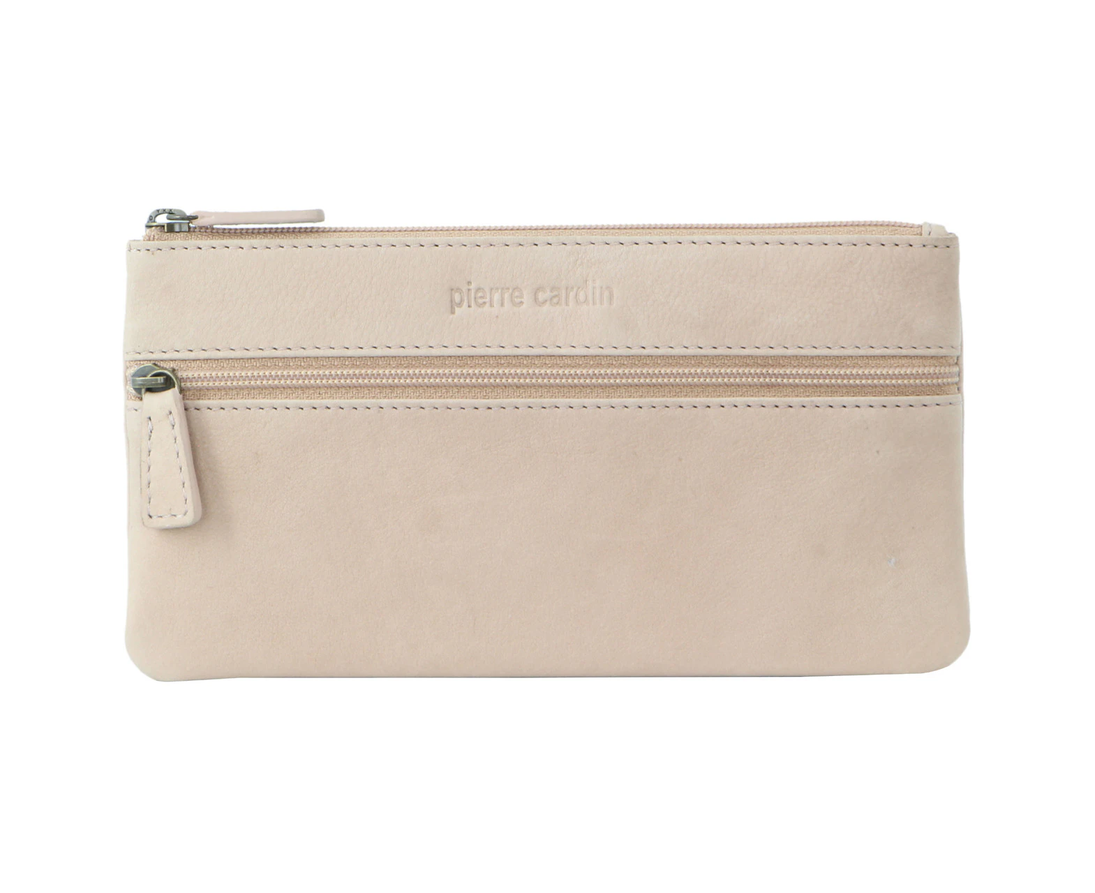 Pierre Cardin Ladies Womens Genuine Soft Leather Wallet Purse - Light Pink