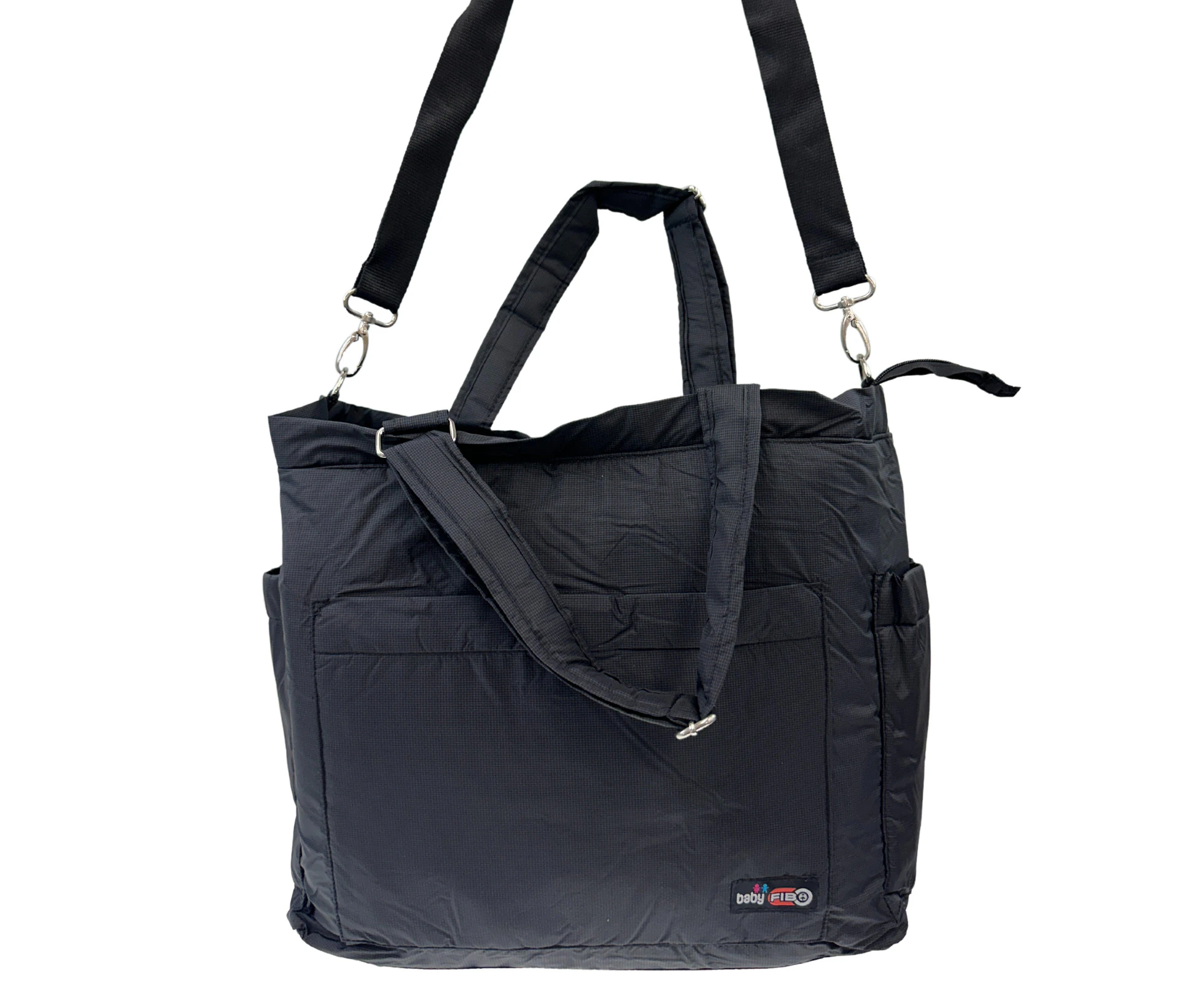 FIB Baby Nappy Bag Diaper Maternity Milk Mummy Changing Travel Tote - Black