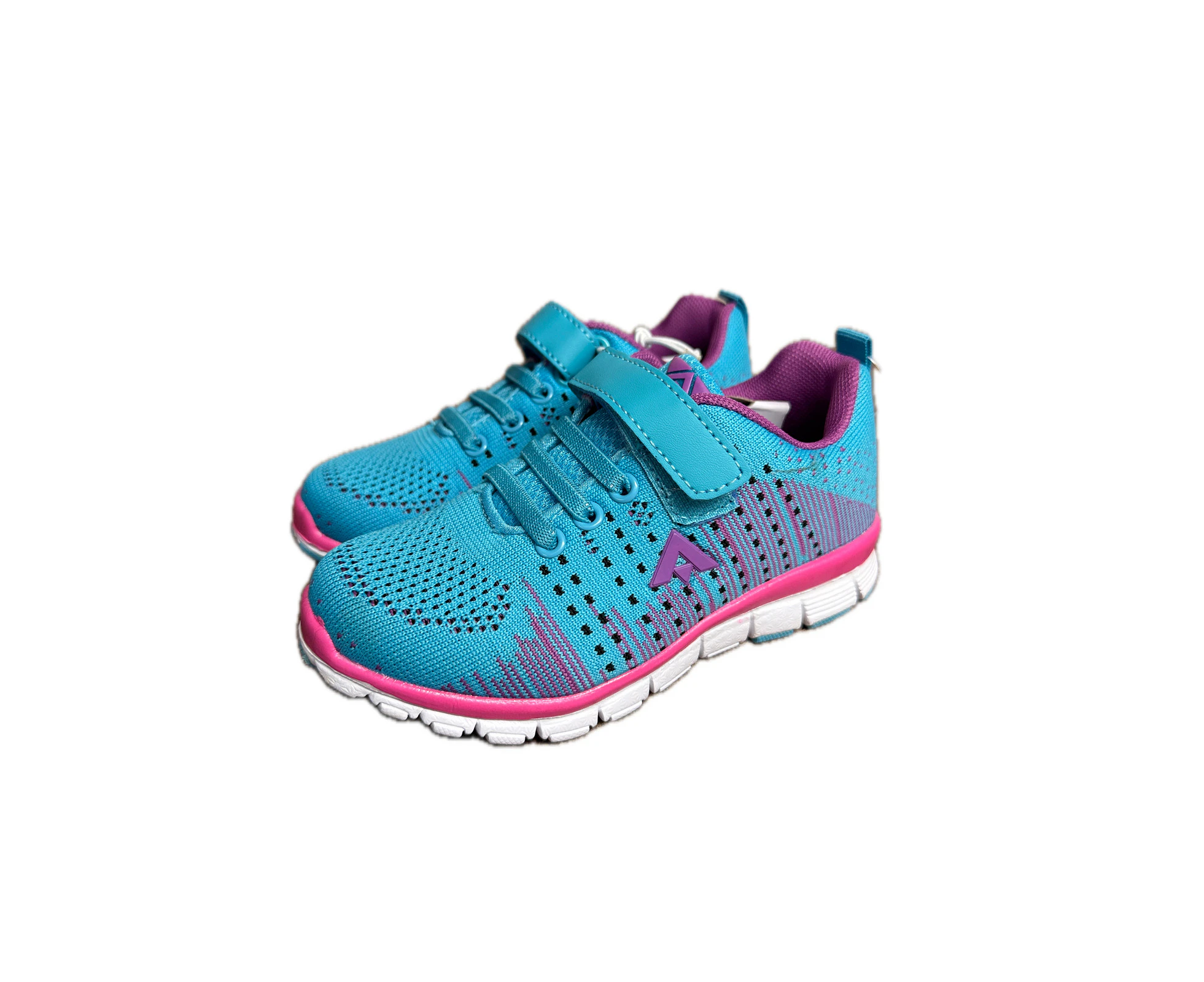 Aerosport Kids Junior Running Shoes Sneakers Runners - Blue/Pink