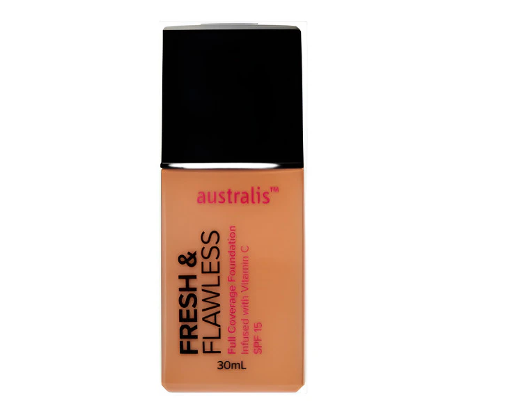 Australis Fresh & Flawless Full Coverage Foundation - Sunkissed