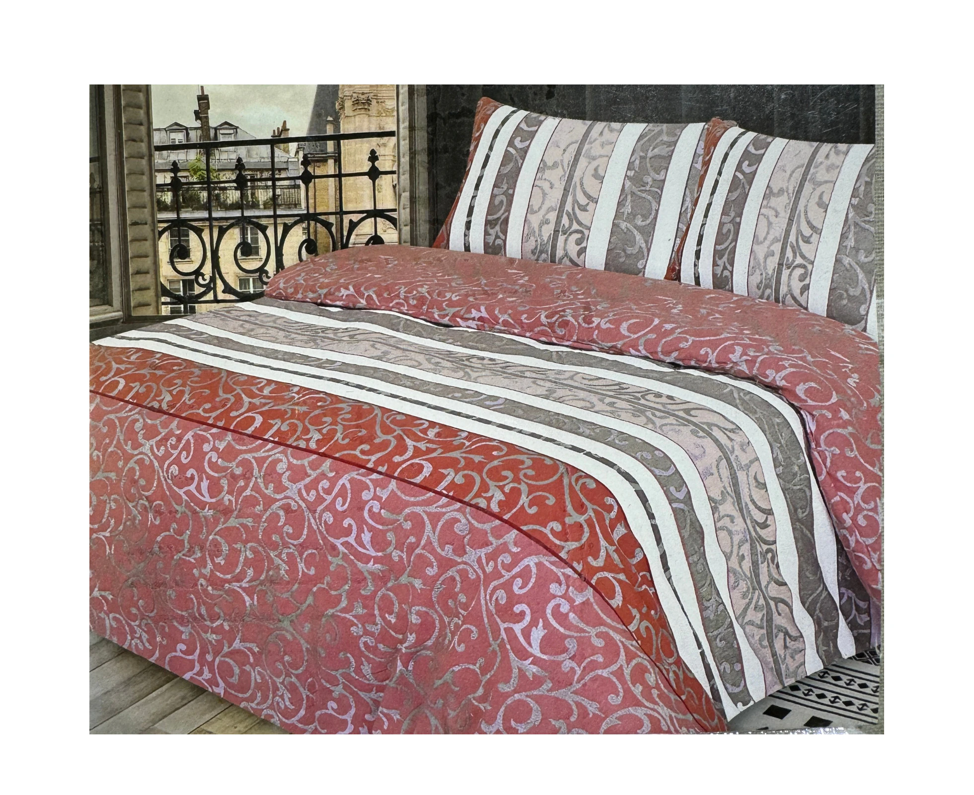 Queen Luxury 100% Cotton Flannelette Quilt Cover & 2 Pillow Case Combo Duvet Set