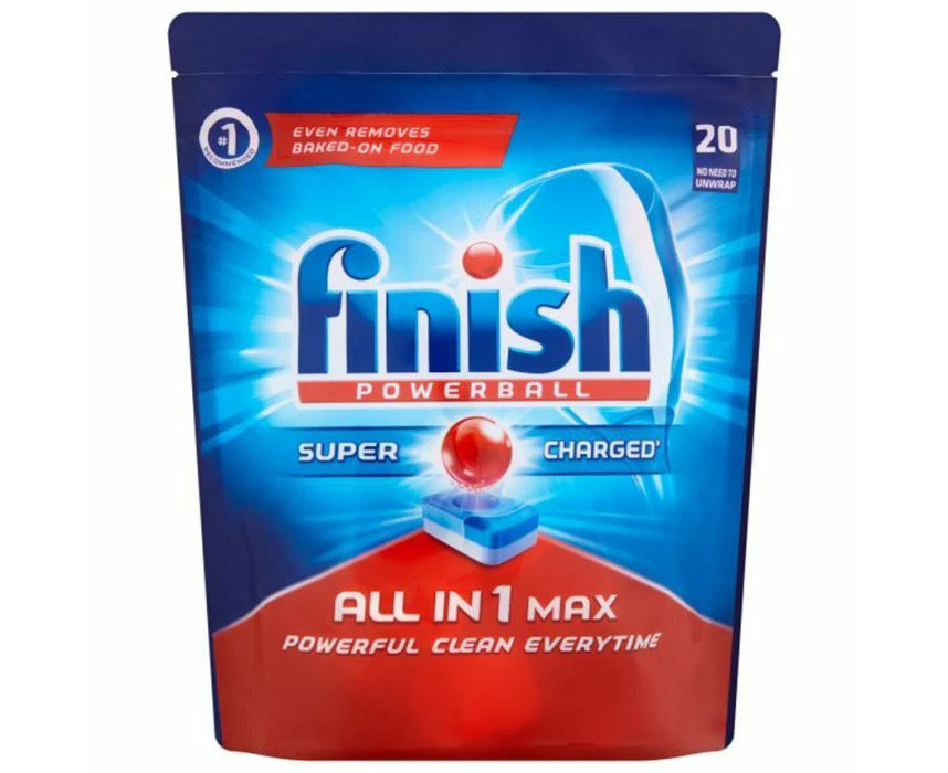 Finish PK20 Powerball Power All in 1 Dishwasher Tablets