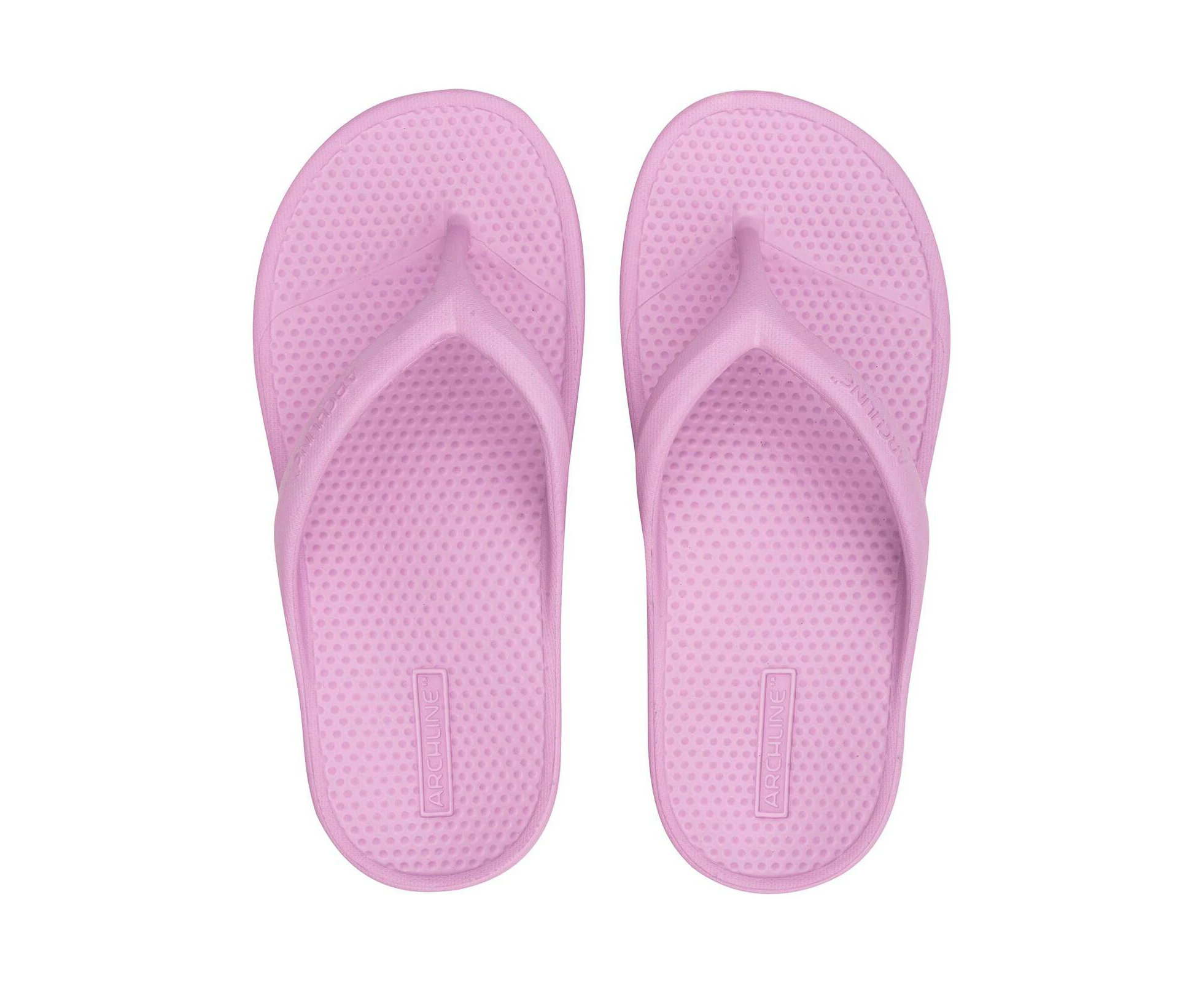 Archline Orthotic Foam Thongs Arch Support Flip Flops Orthopedic Rebound - Lilac