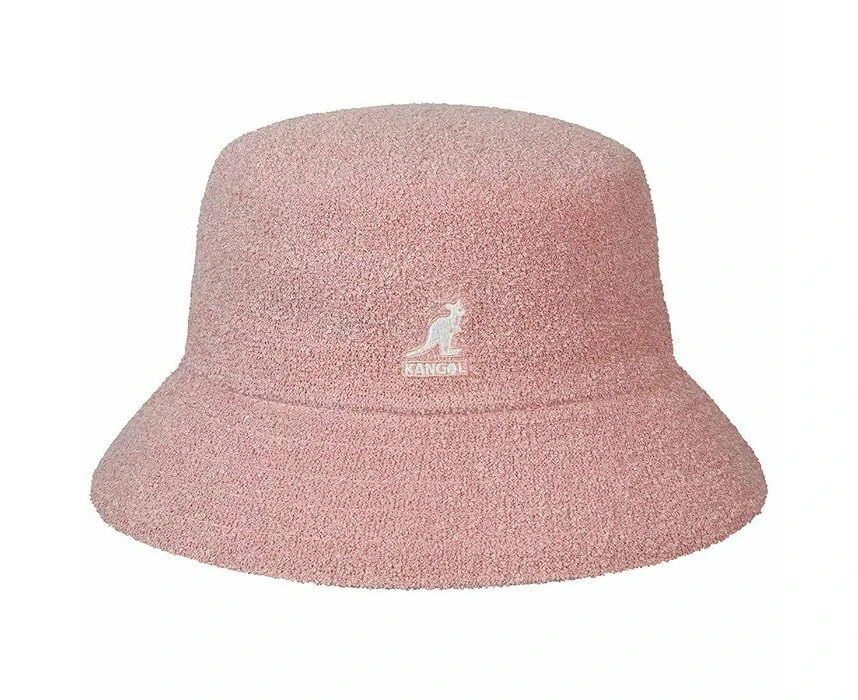 Kangol Bermuda Bucket Hat Summer Camping Beach Fishing Cap - Dusty Rose