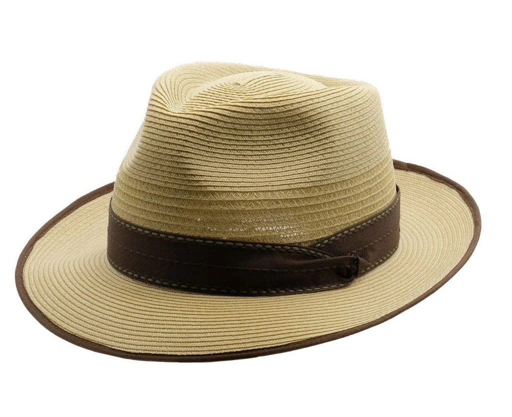 Akubra Long Island Trilby Hat - Fawn