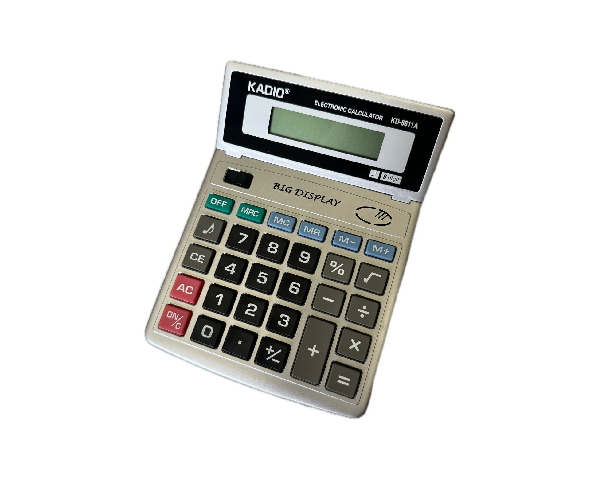 Desktop Electronic Calculator Basic 8-Digit Dual Power LCD Display for Office Business