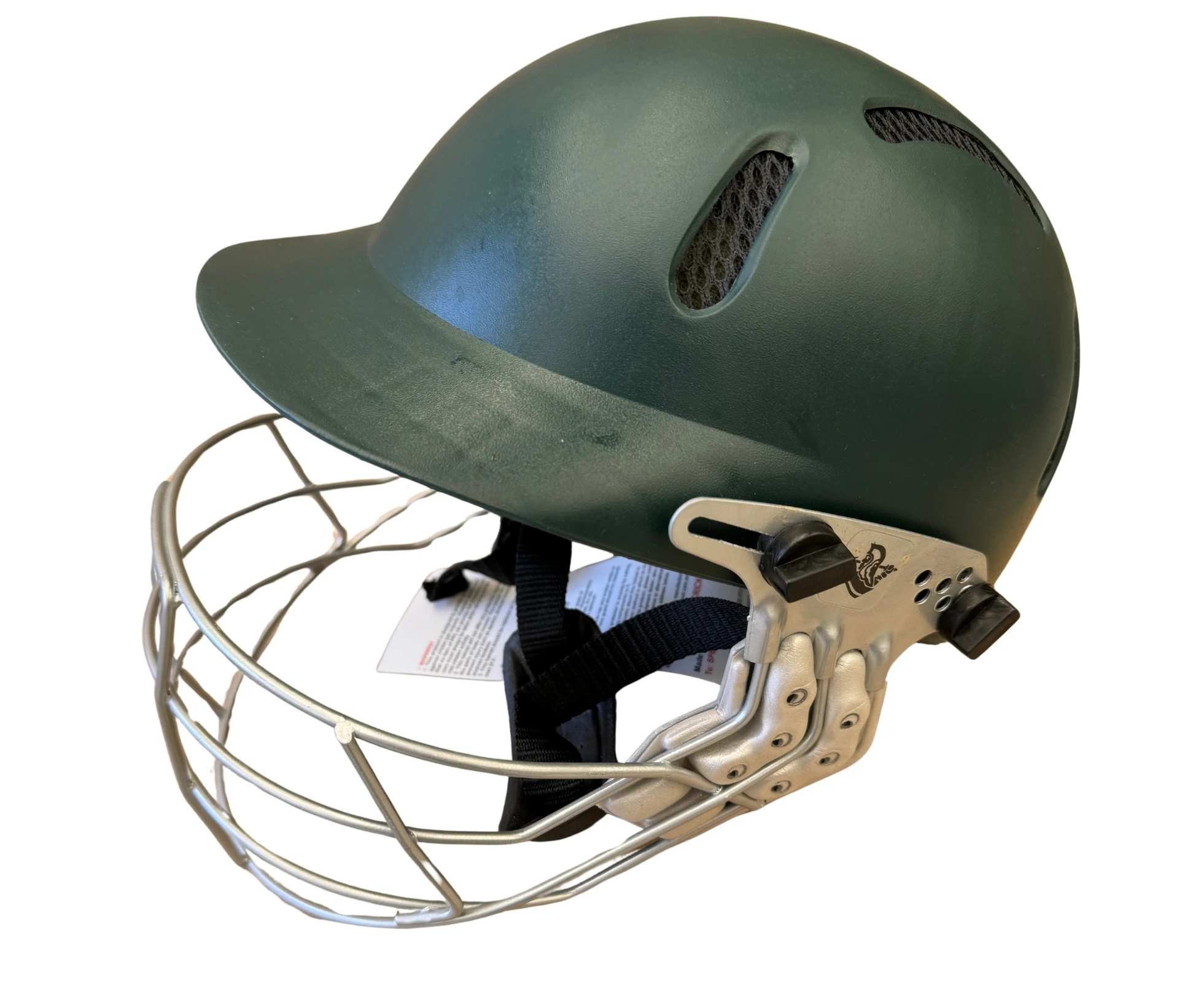 Spartan MC Gladiator Cricket Helmet - Medium Size - Green