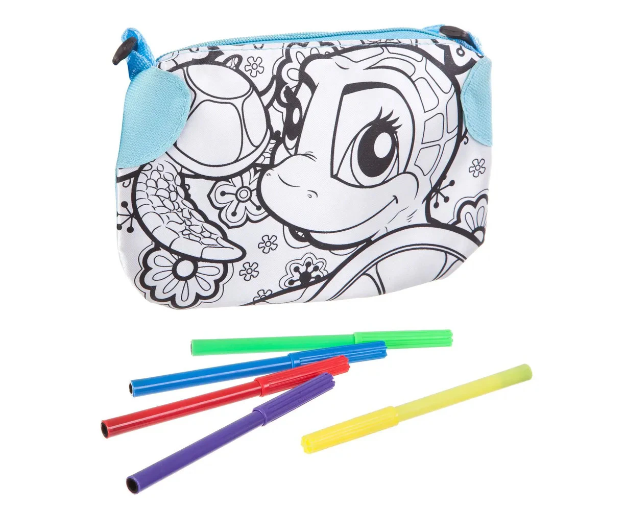 DIY Funbox Colour-In Pencil Case with 4 Markers