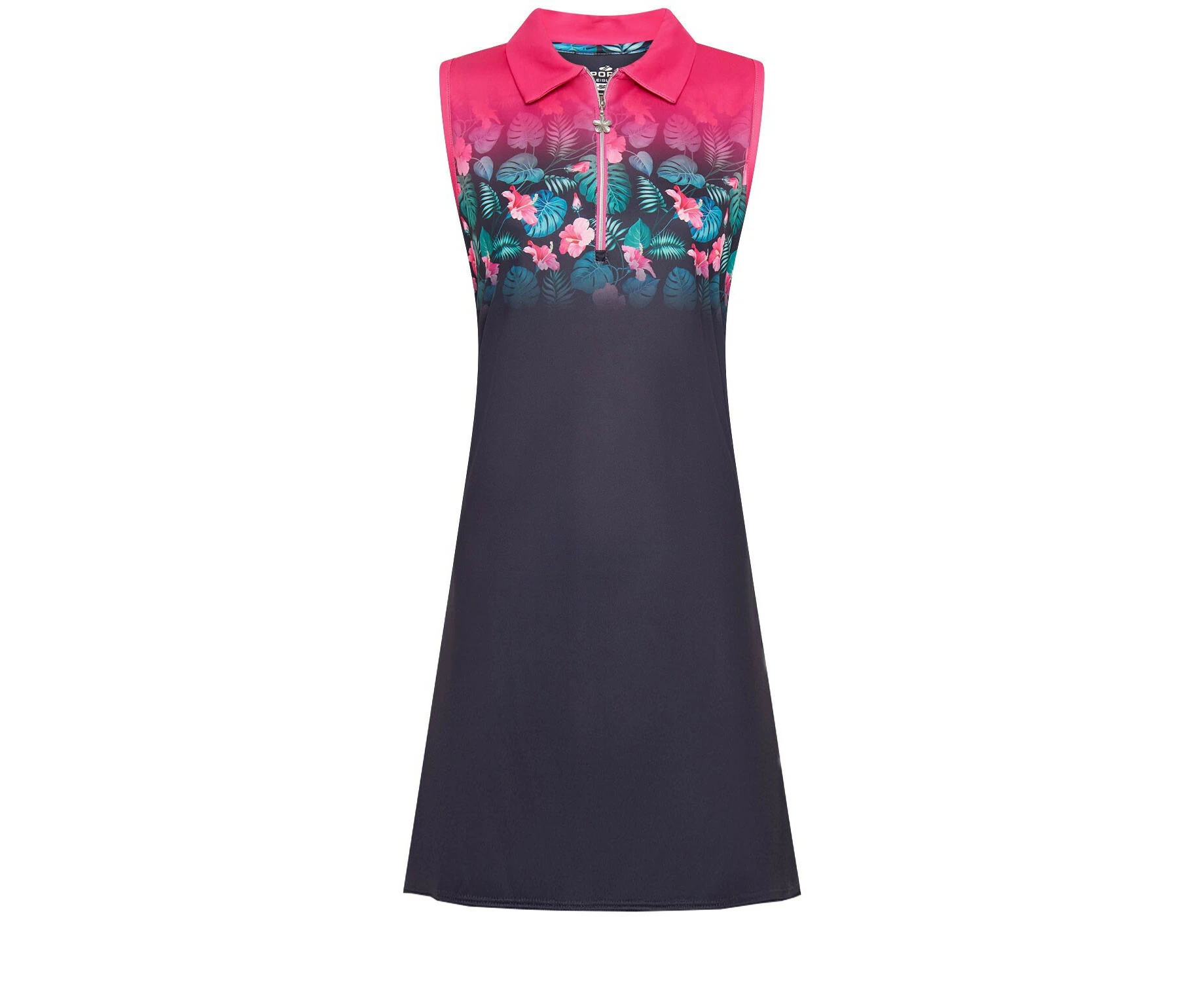 Sporte Leisure Hawaiian Leilani Sleeveless Ladies Dress - French Navy