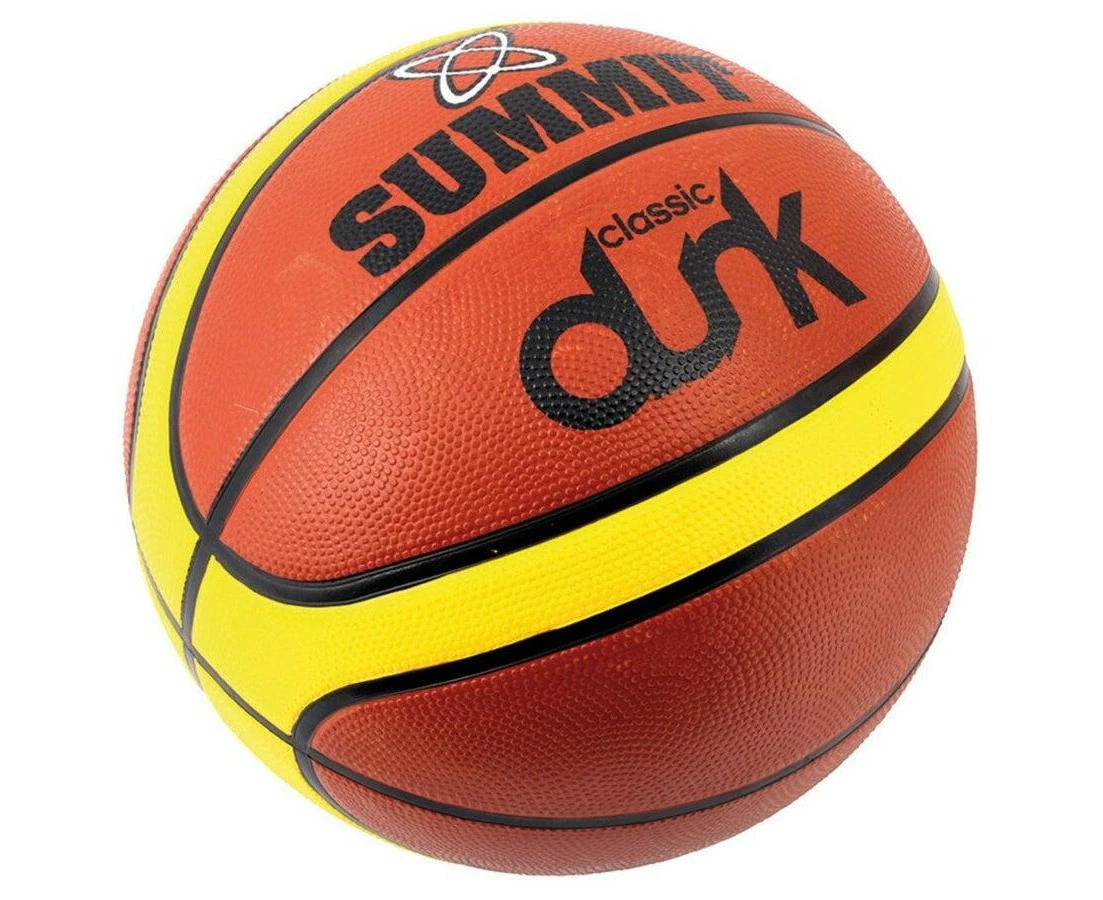 Summit Classic Dunk Basketball Indoor Outdoor Sport Game Rubber Ball in Size 5