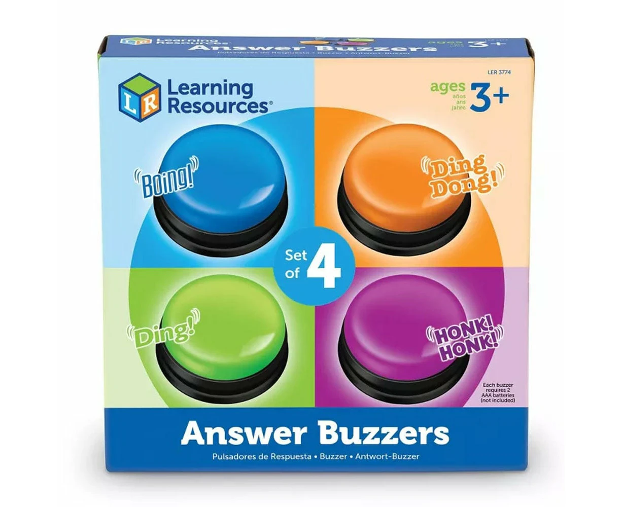 Learning Resources 4 Pack Answer Buzzers