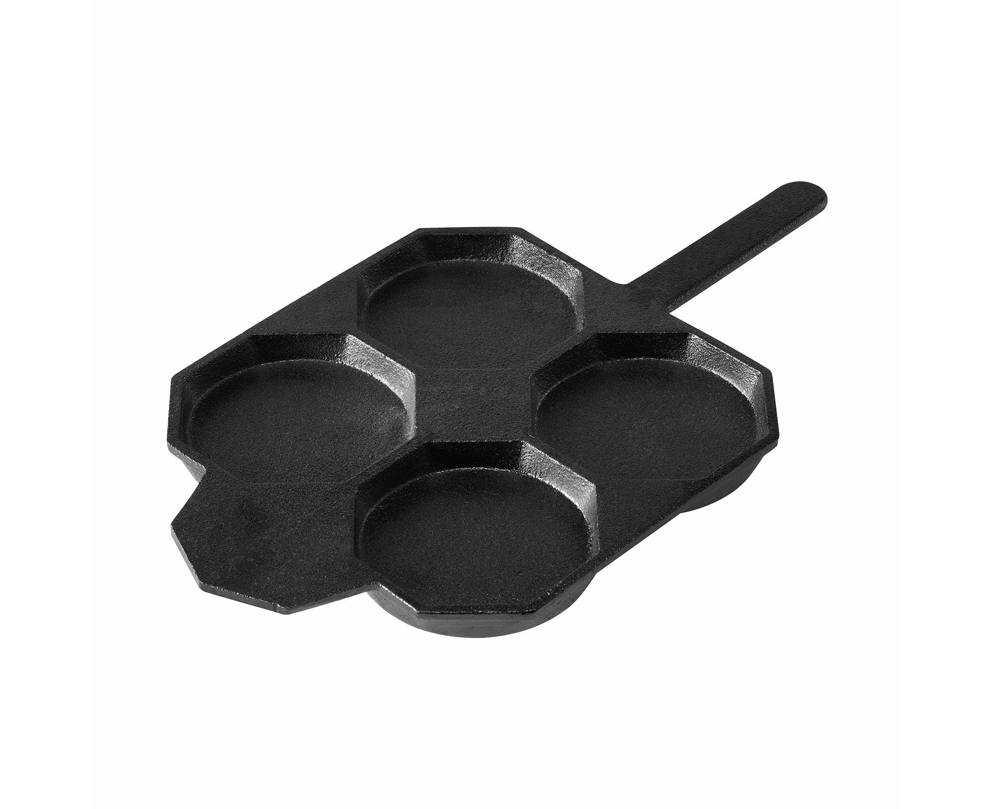 Danoz Direct - Mommy's Pot 23cm Cast-Iron Traditional Egg Pan Non-Stick Pre-Seasoned