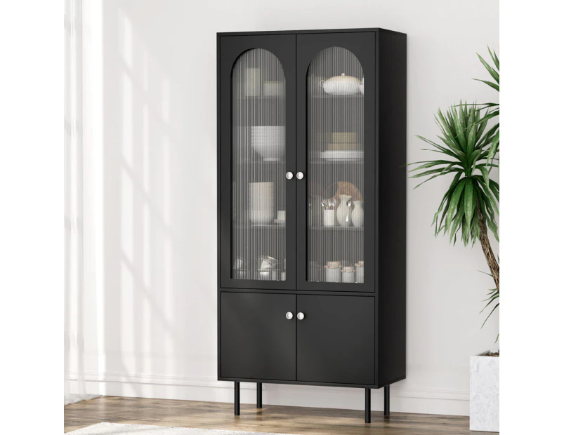 Artiss Buffet Sideboard Cupboard Cabinet Black