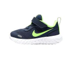 Boys Kids Nike Revolution 5 Tdv Midnight Navy/ Ghost Green Shoes