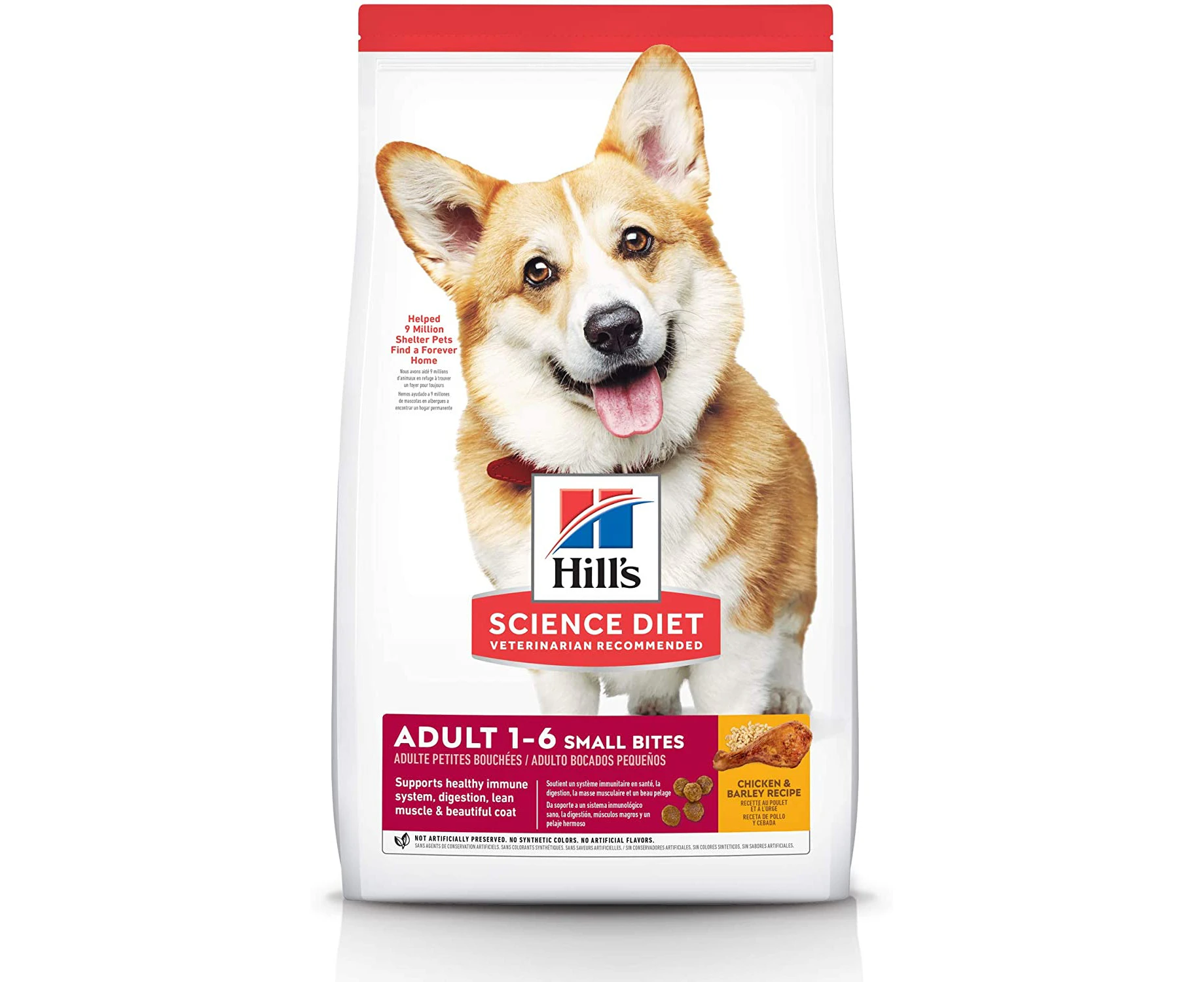 Hill's Science Diet Adult Small Bites, Chicken & Barley Recipe, Dry Dog Food, 6.8kg bag