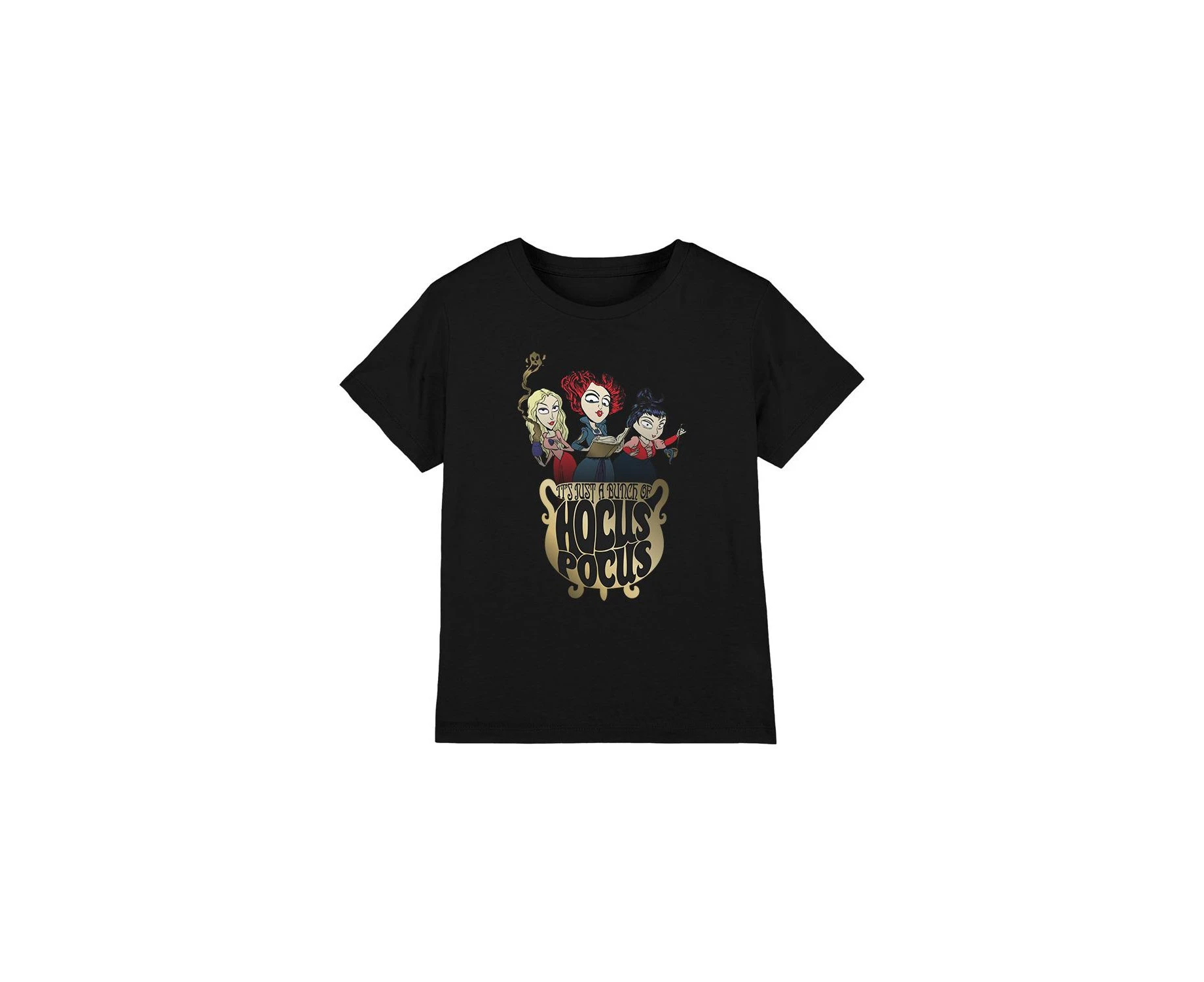 Hocus Pocus Childrens/Kids Cooking Up A Potion Sanderson Sisters T-Shirt (Black) - TV4170