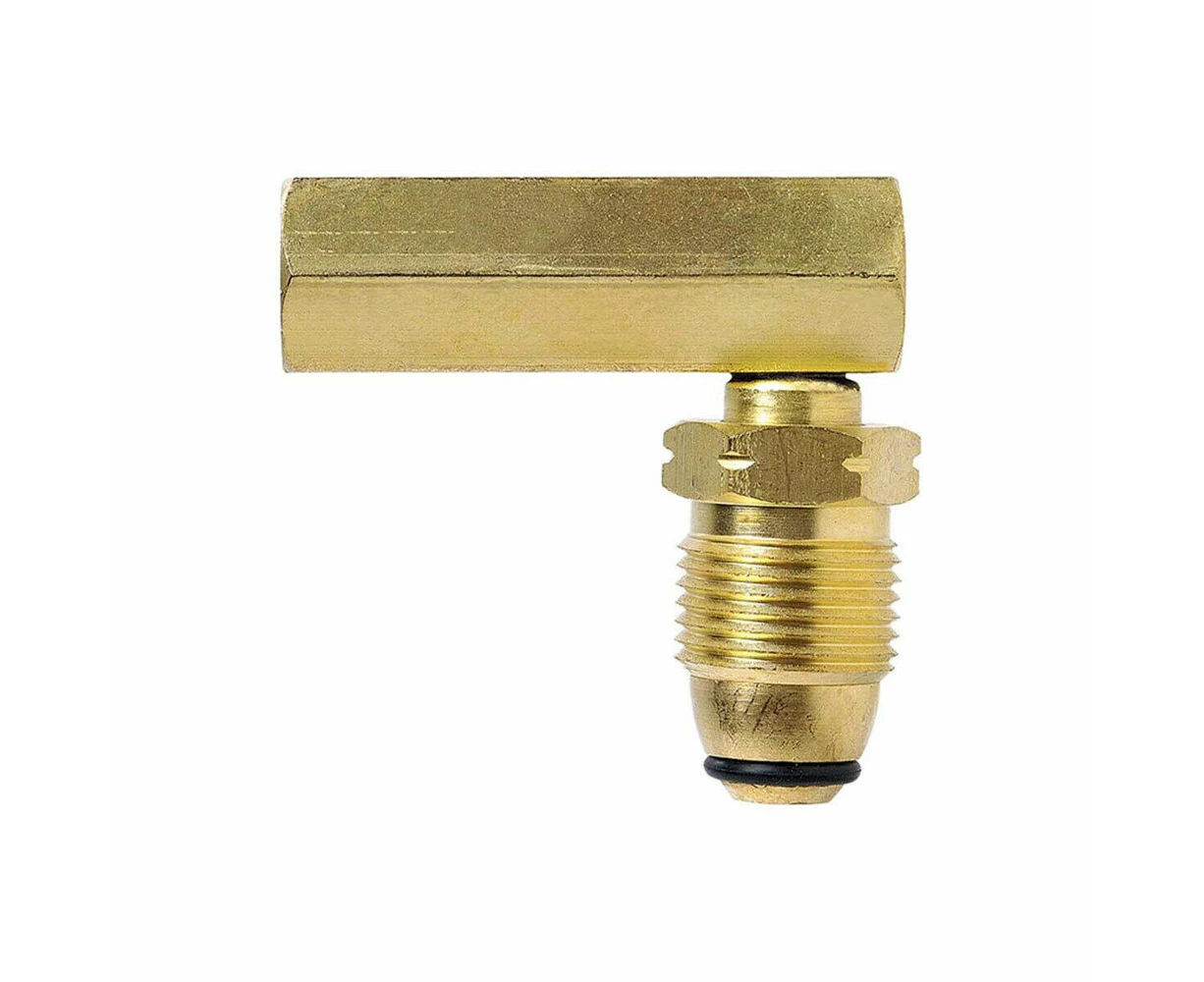 Companion Brass Adaptor Pol To Right Angle Primus Tube/Pipe Fitting Connector