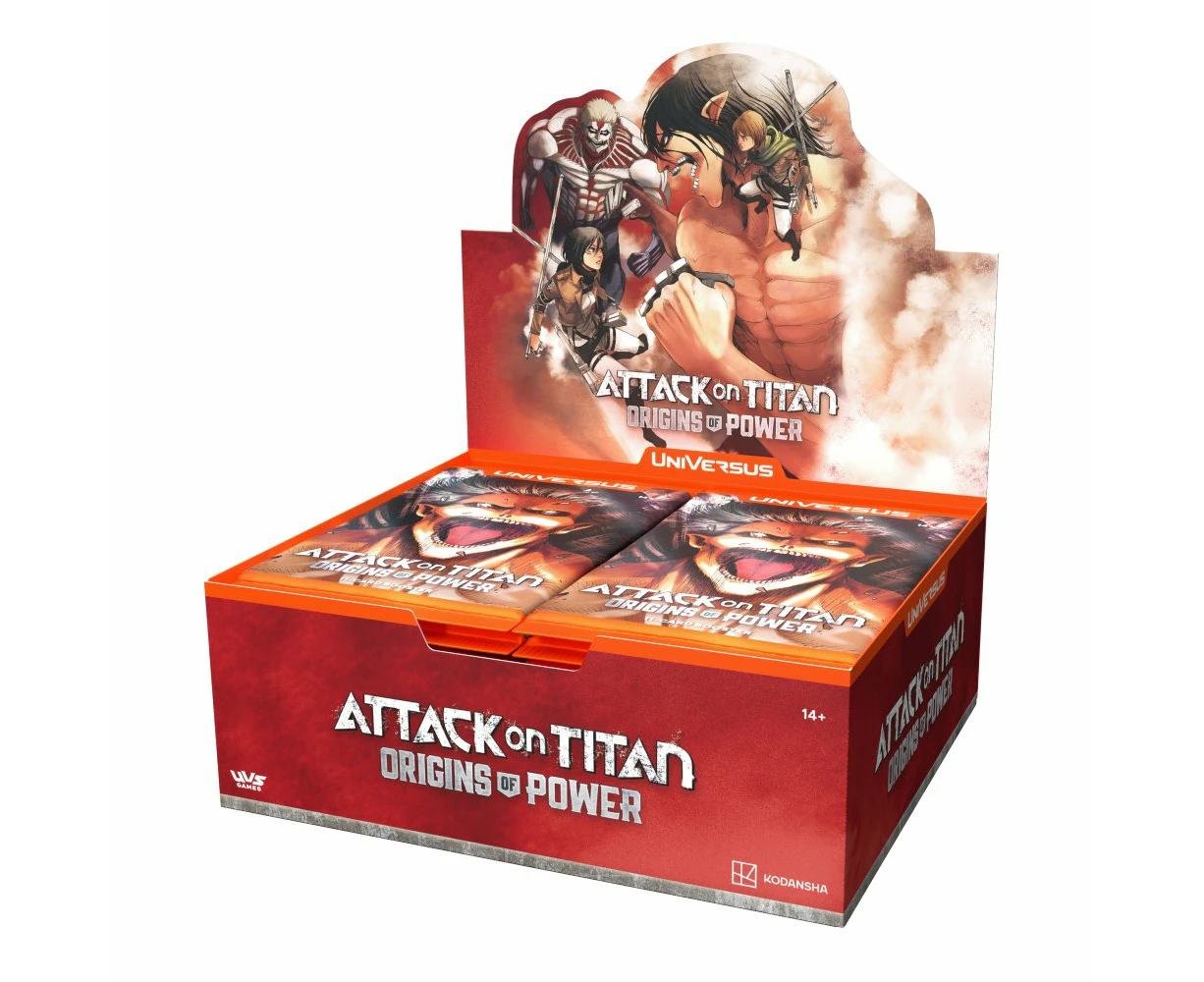 Universus Attack On Titan: Origins Of Power Booster Box