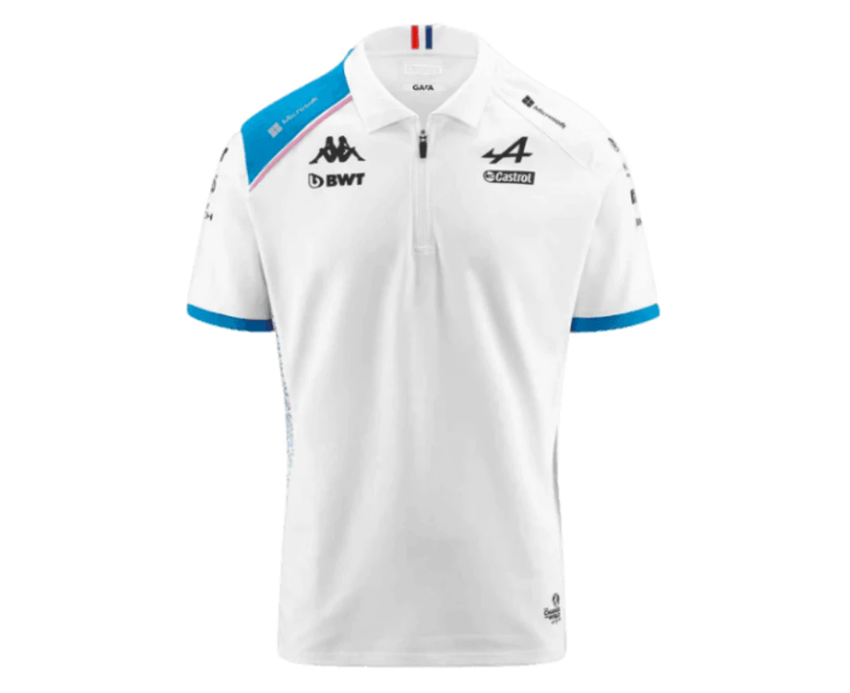 2023 Alpine Team Pierre Gasly Polo (White)