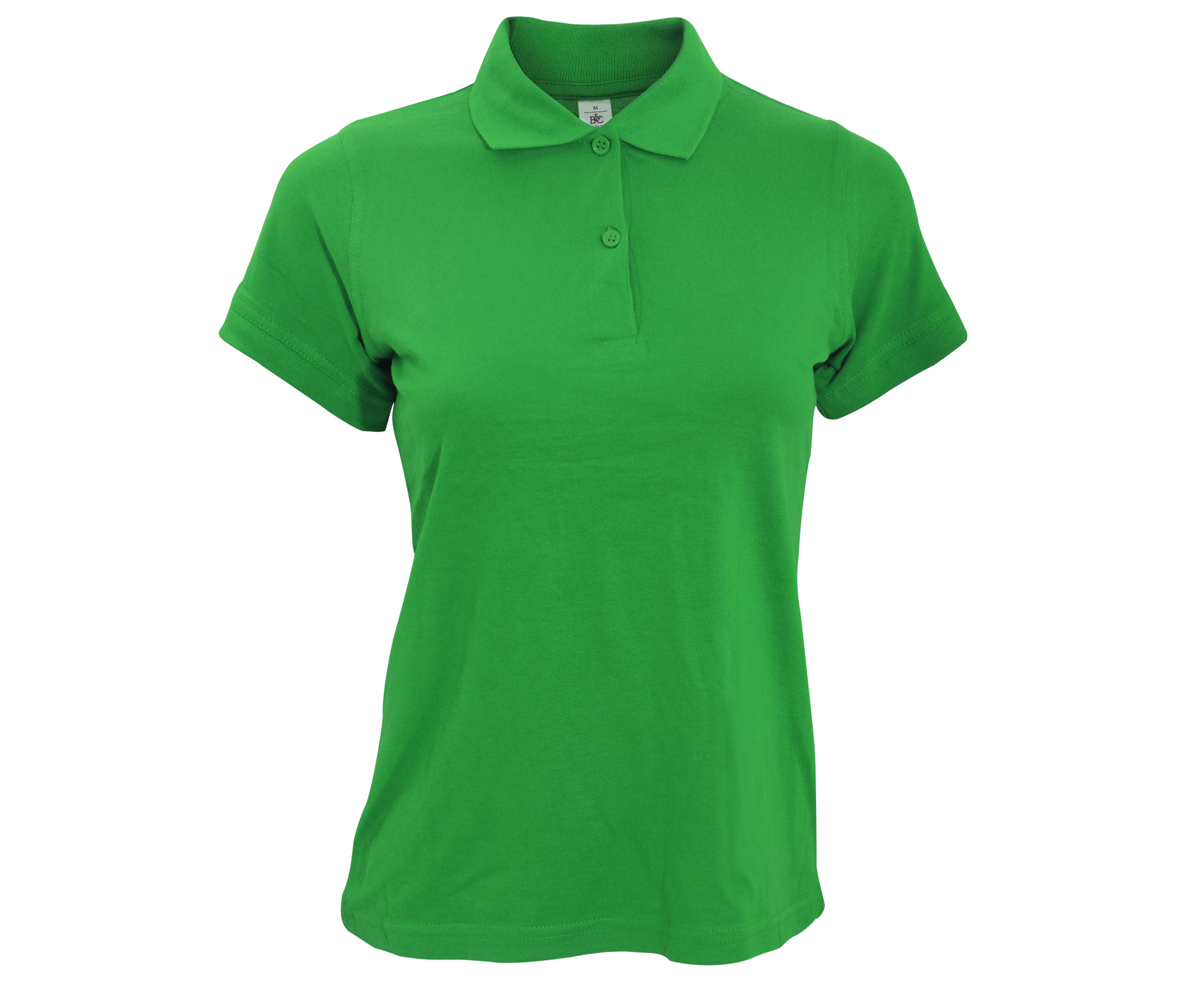 B&C Safran Pure Ladies Short Sleeve Polo Shirt (Kelly Green) - BC104