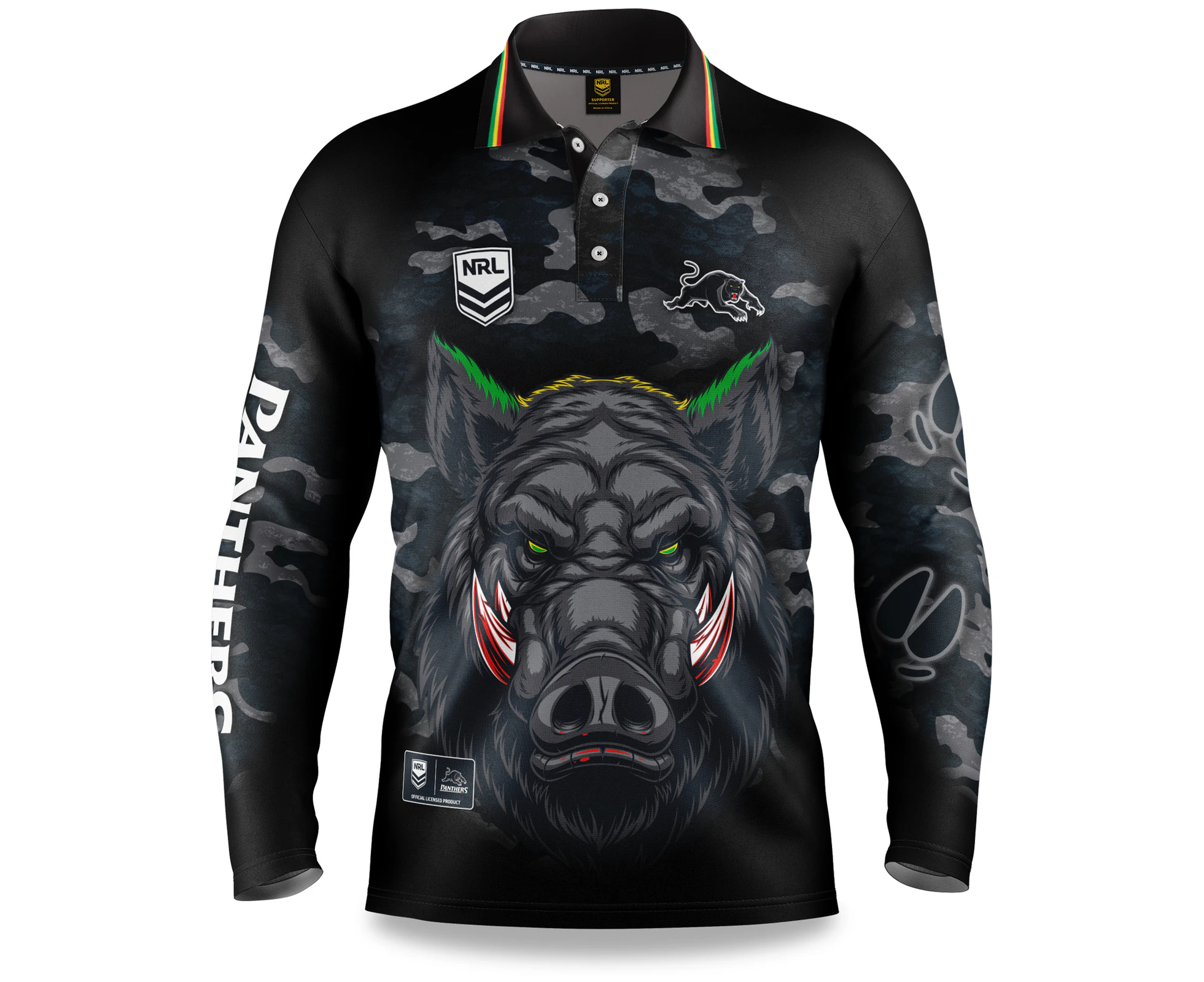 Penrith Panthers NRL Outback Polo T Shirt Sizes S-5XL!
