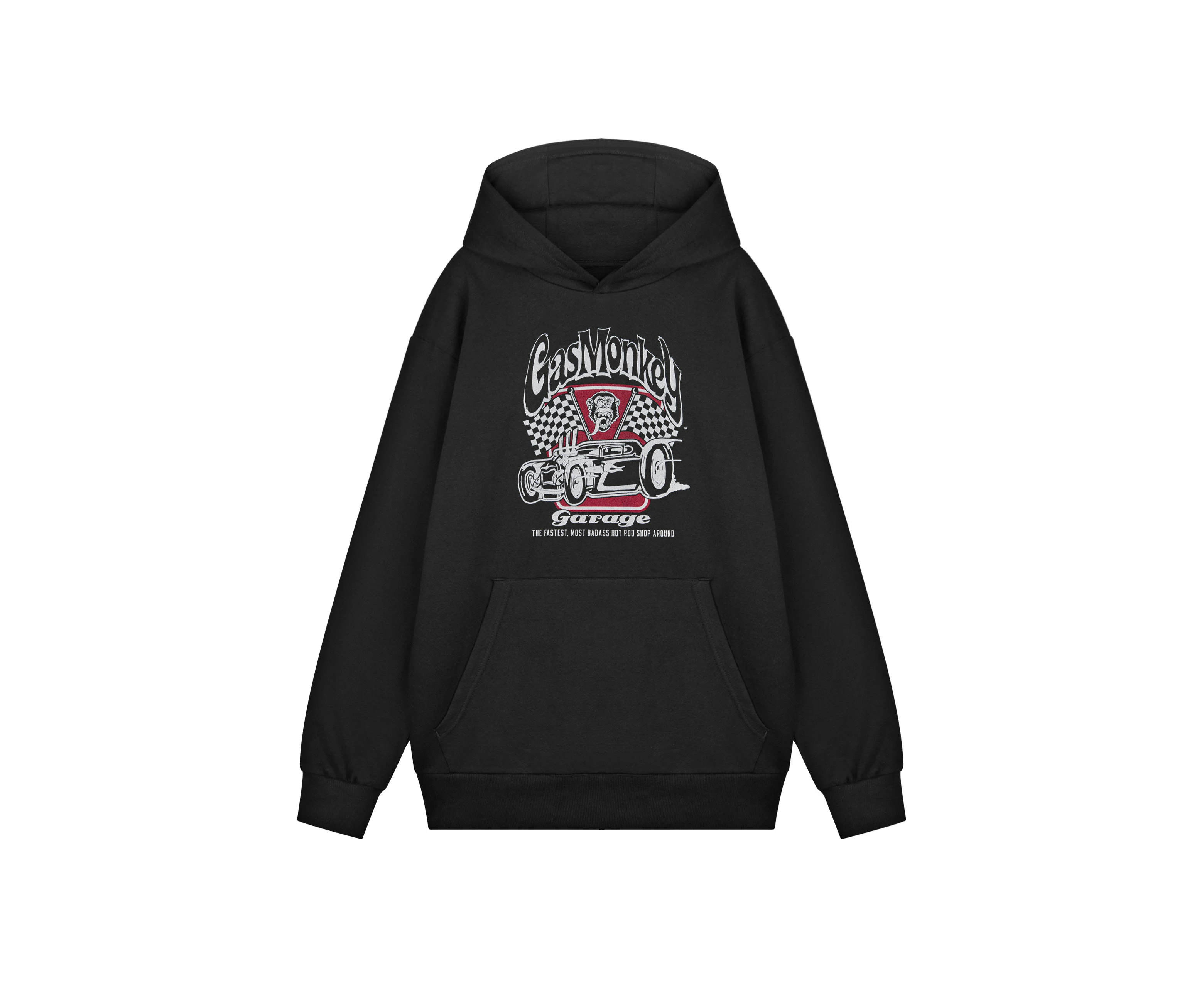 Gas Monkey Garage Mens Hoodie (Black)