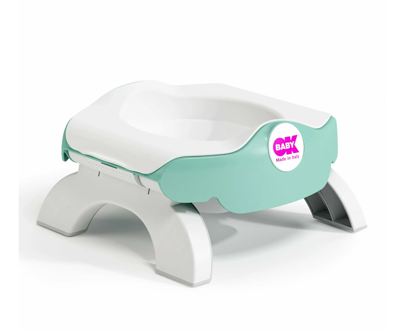 OKBaby Roady 3-in-1 Potty, Travel Potty and Toilet Training Seat, Aqua