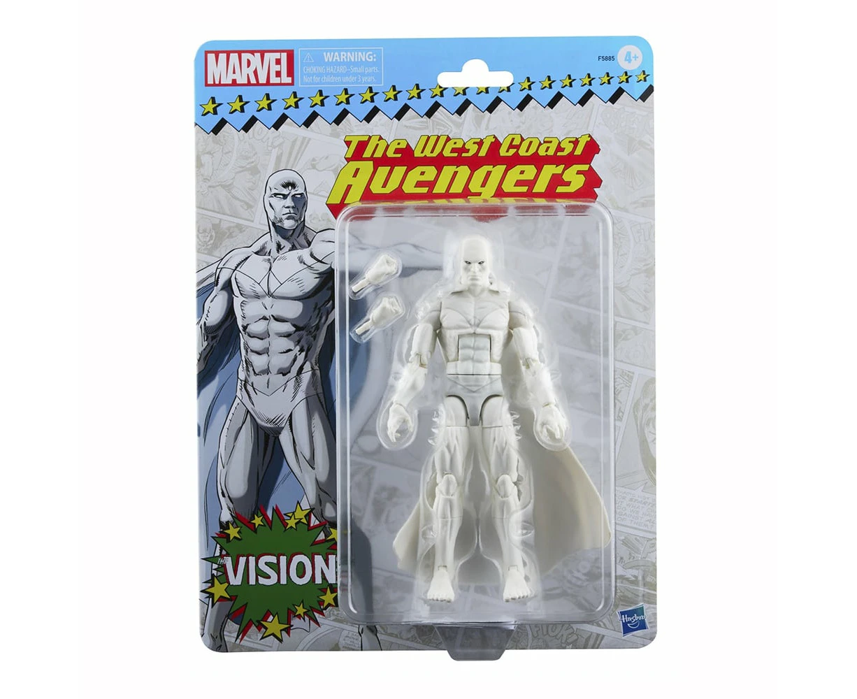 Marvel Legends Retro Series Vision 6 inch The West Coast Avengers Action Figure