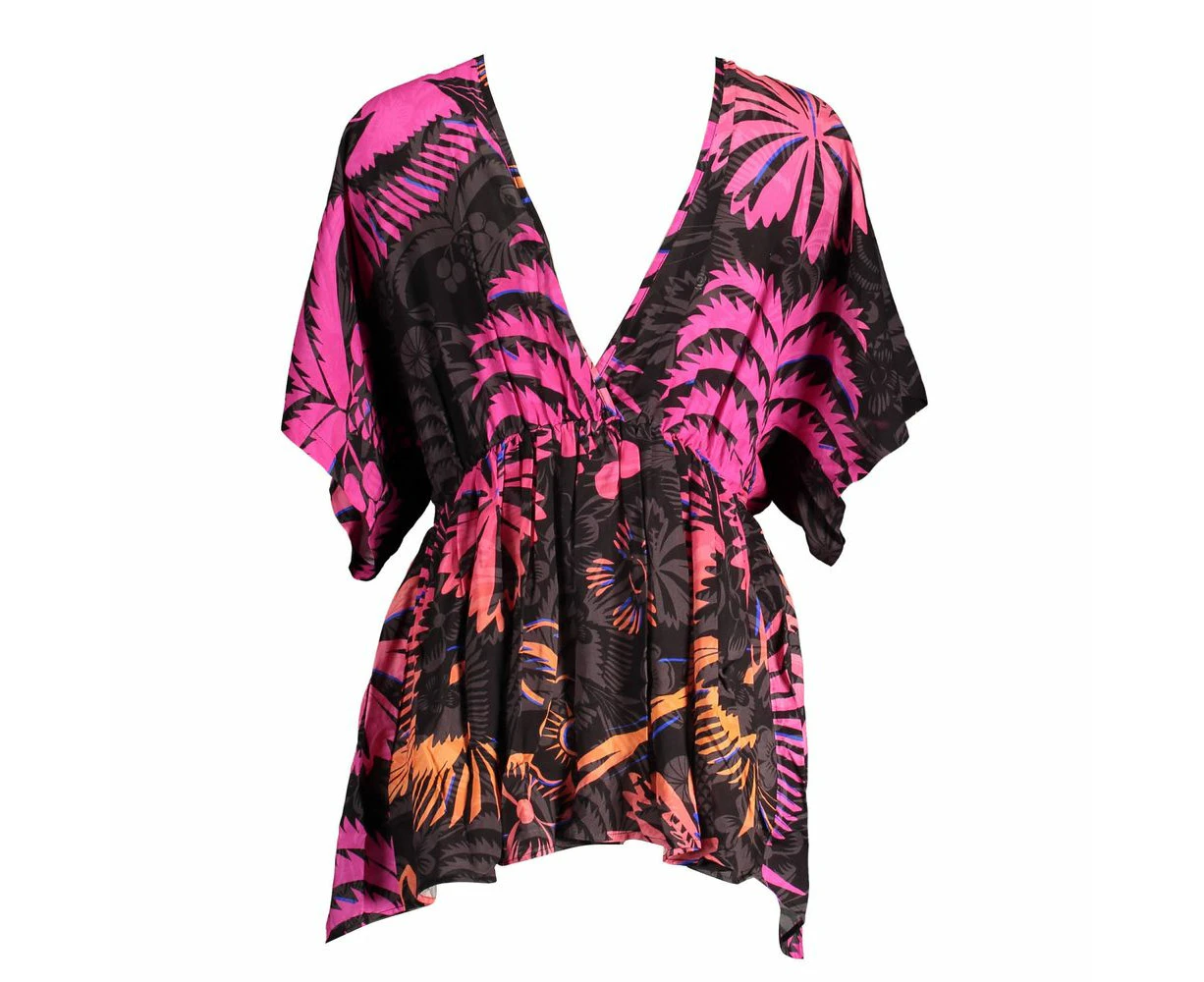 Desigual Black Viscose Women Dress