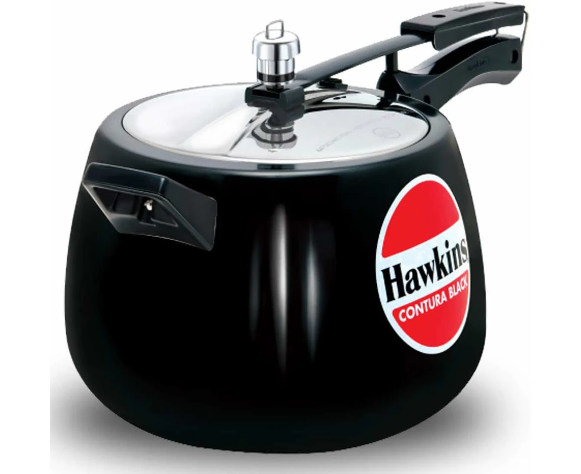 Hawkins Contura Hard Anodized Pressure Cooker, 6.5 Litres