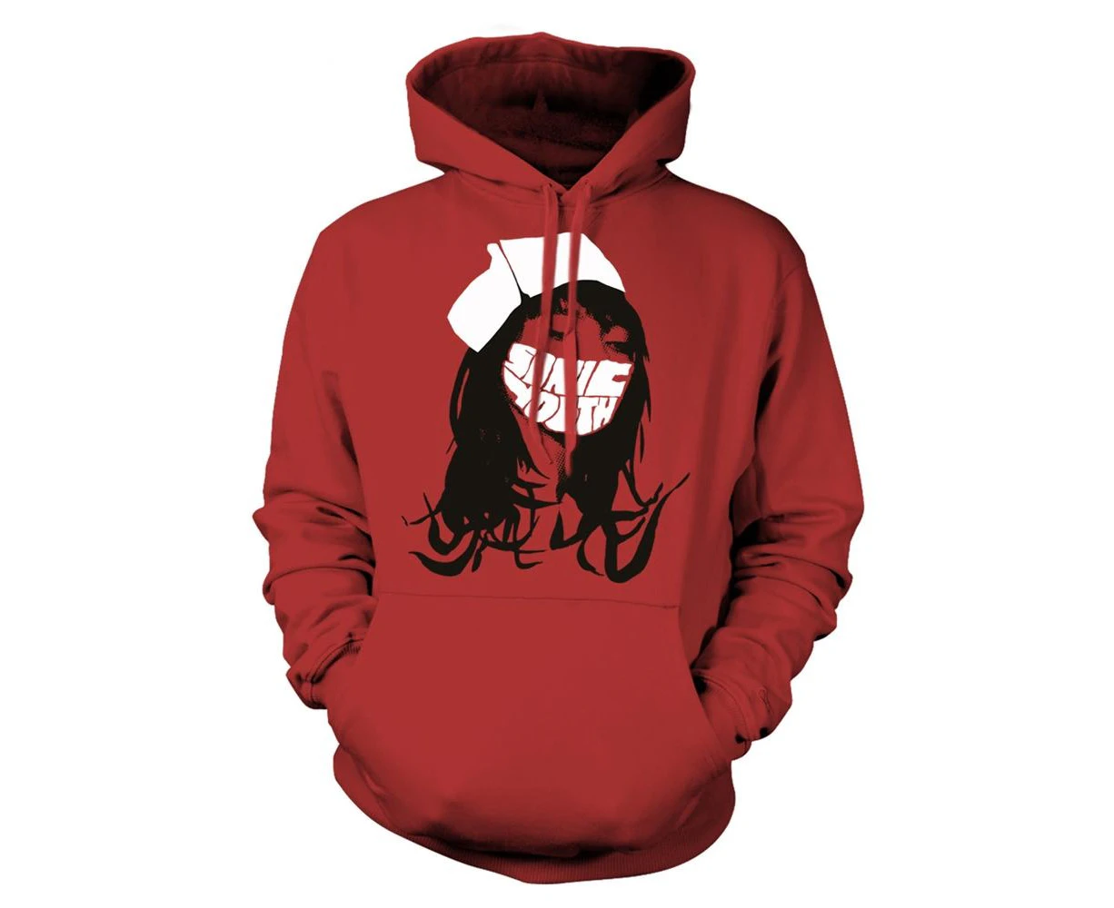 Sonic Youth Unisex Adult Nurse Hoodie (Red) - PH2613