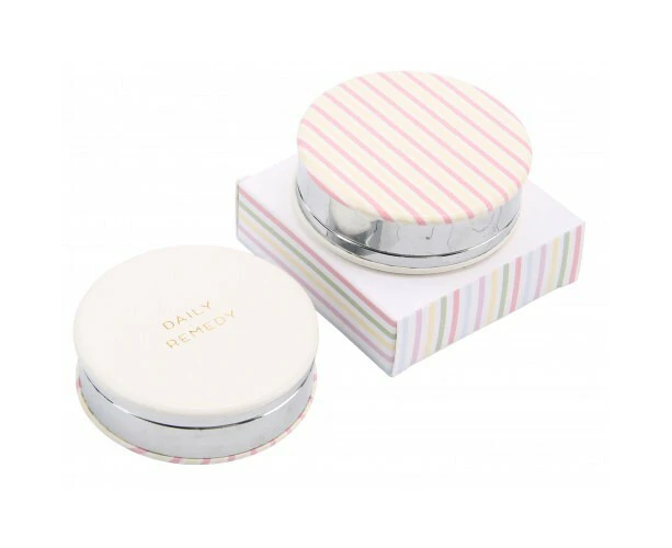 Willow & Rose Pill Box - White