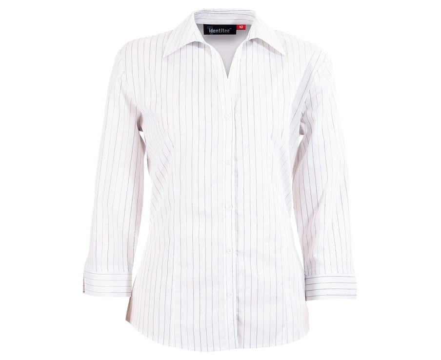 identitee Ladies Fifth Avenue L/S Shirt - White