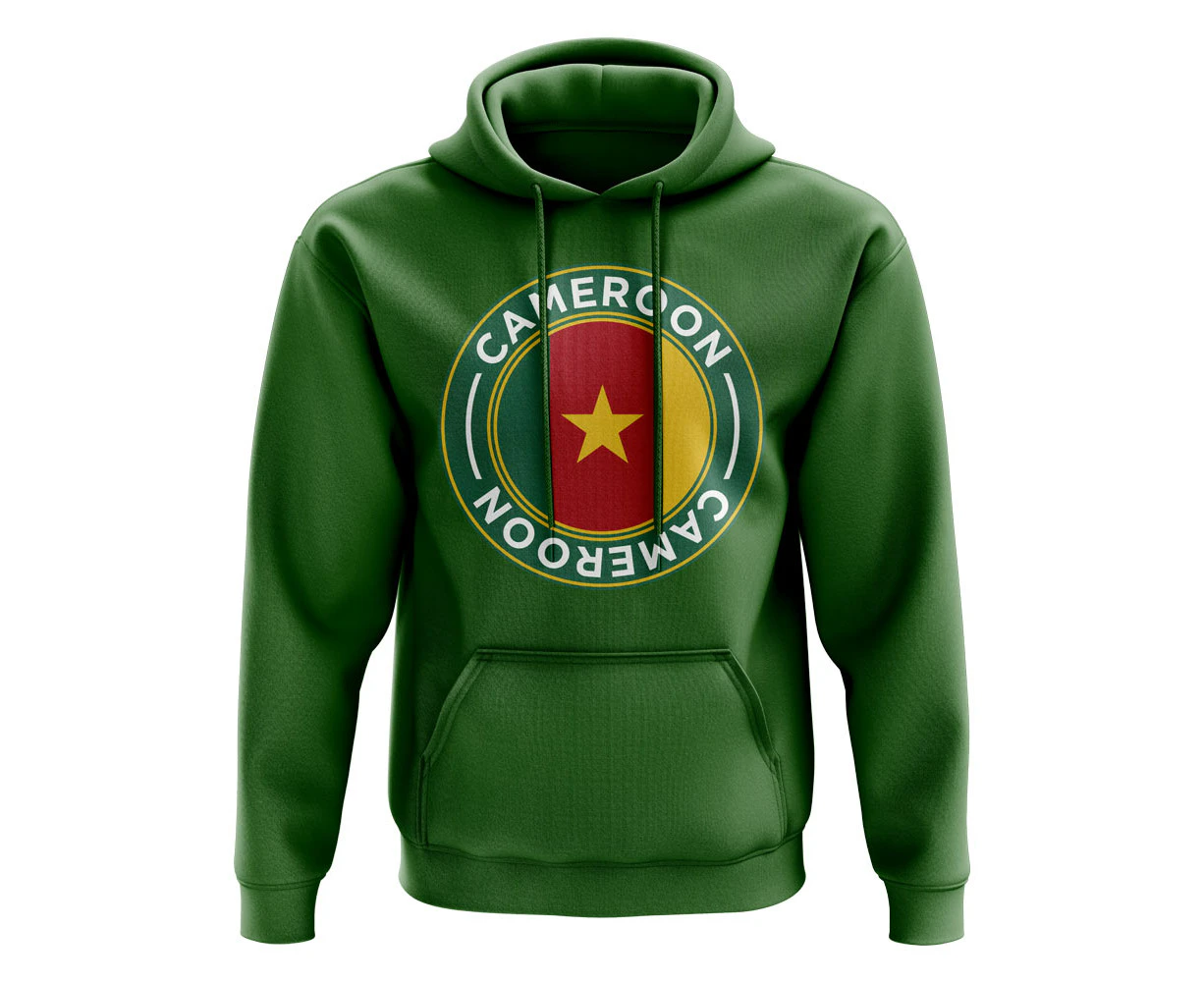 Cameroon Football Badge Hoodie (Green)