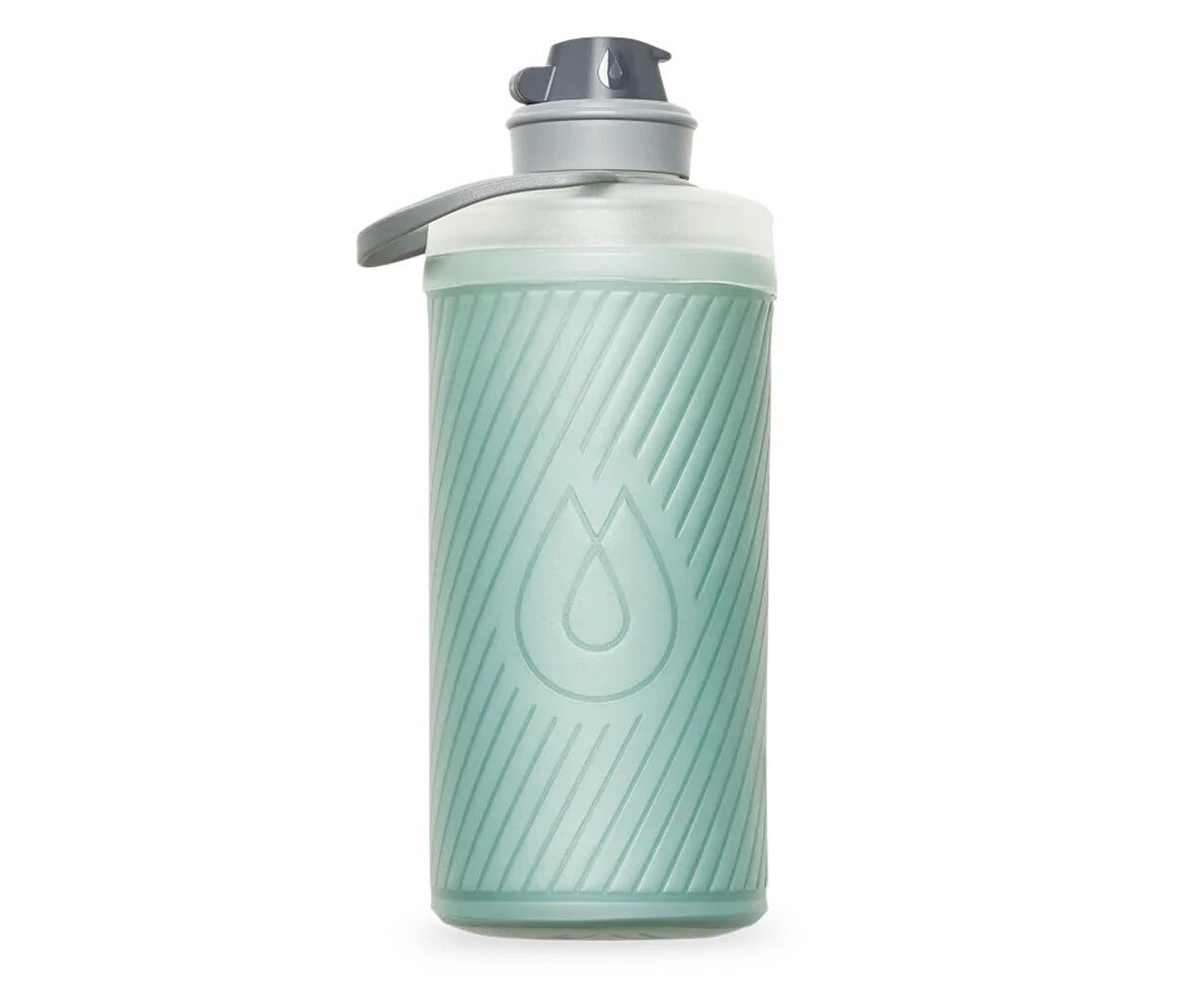 HydraPak Reusable 1L Flux Water Bottle Outdoor Drinking Container Sutro Green