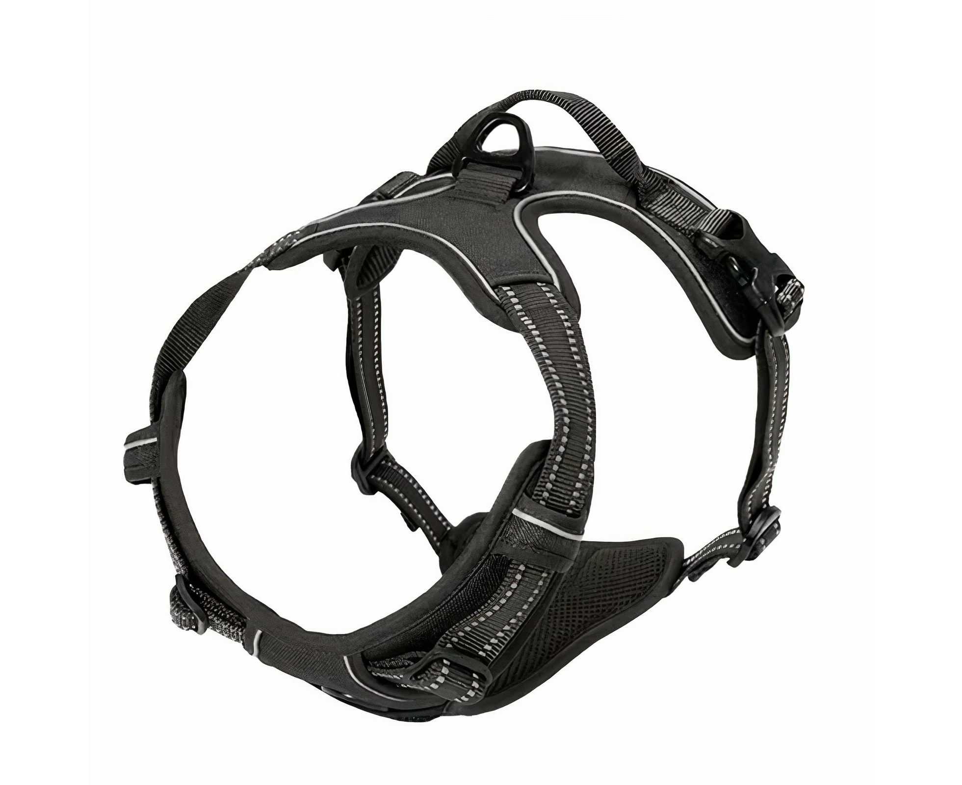 Pet Swift Adjustable No Pull Dog Harness Black