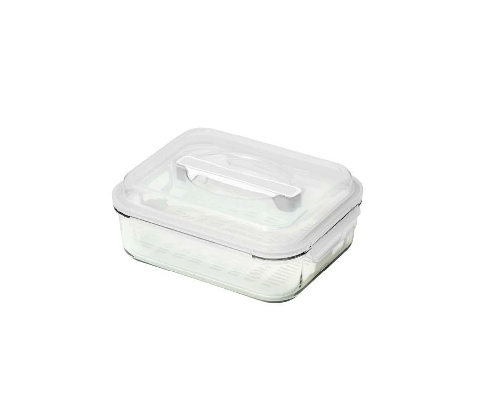 Handy Food Container With Tray - 2 Litre