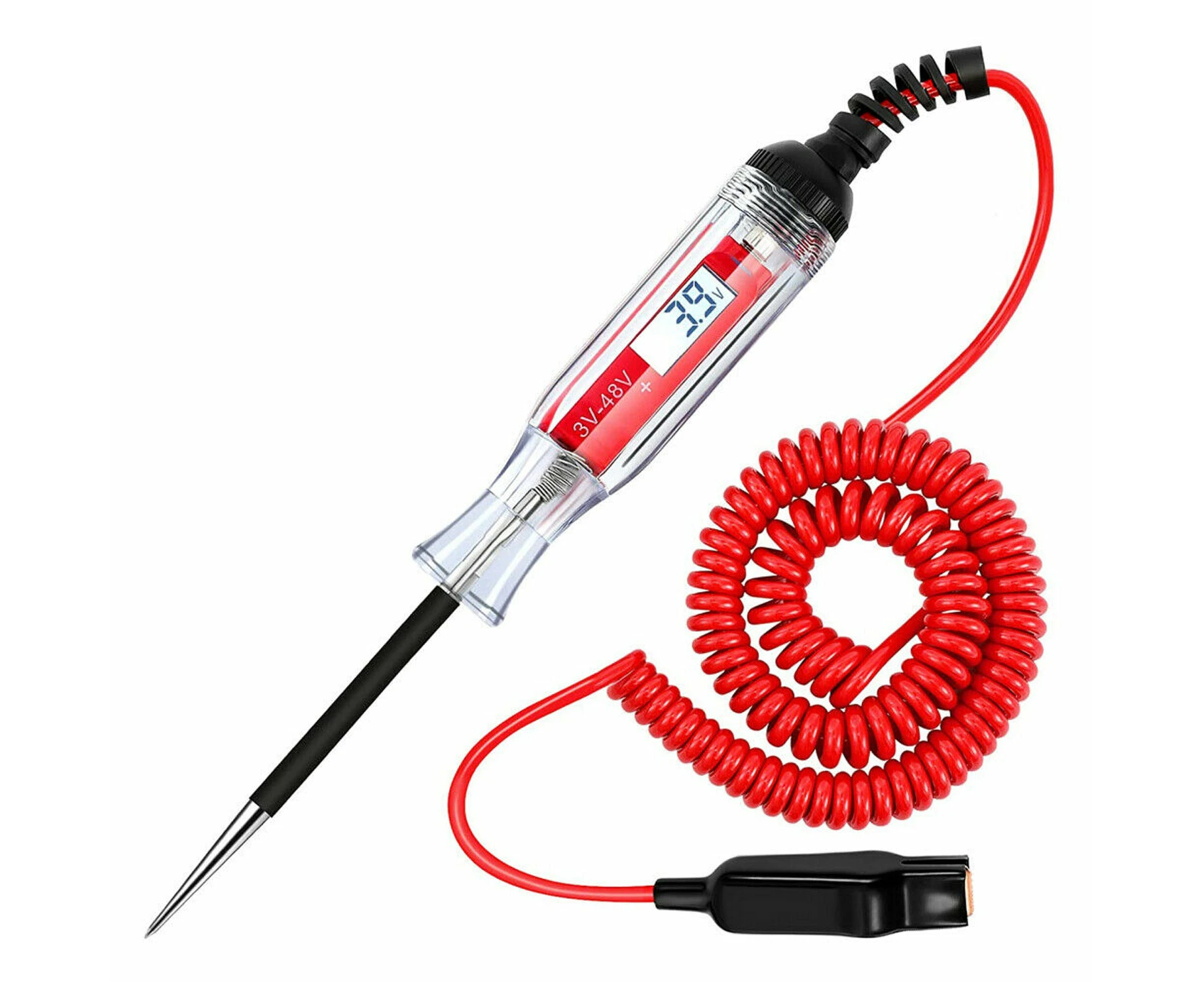 Digital LCD Circuit Tester 3V-48V Electrical Car Automotive Pen Test Light Probe