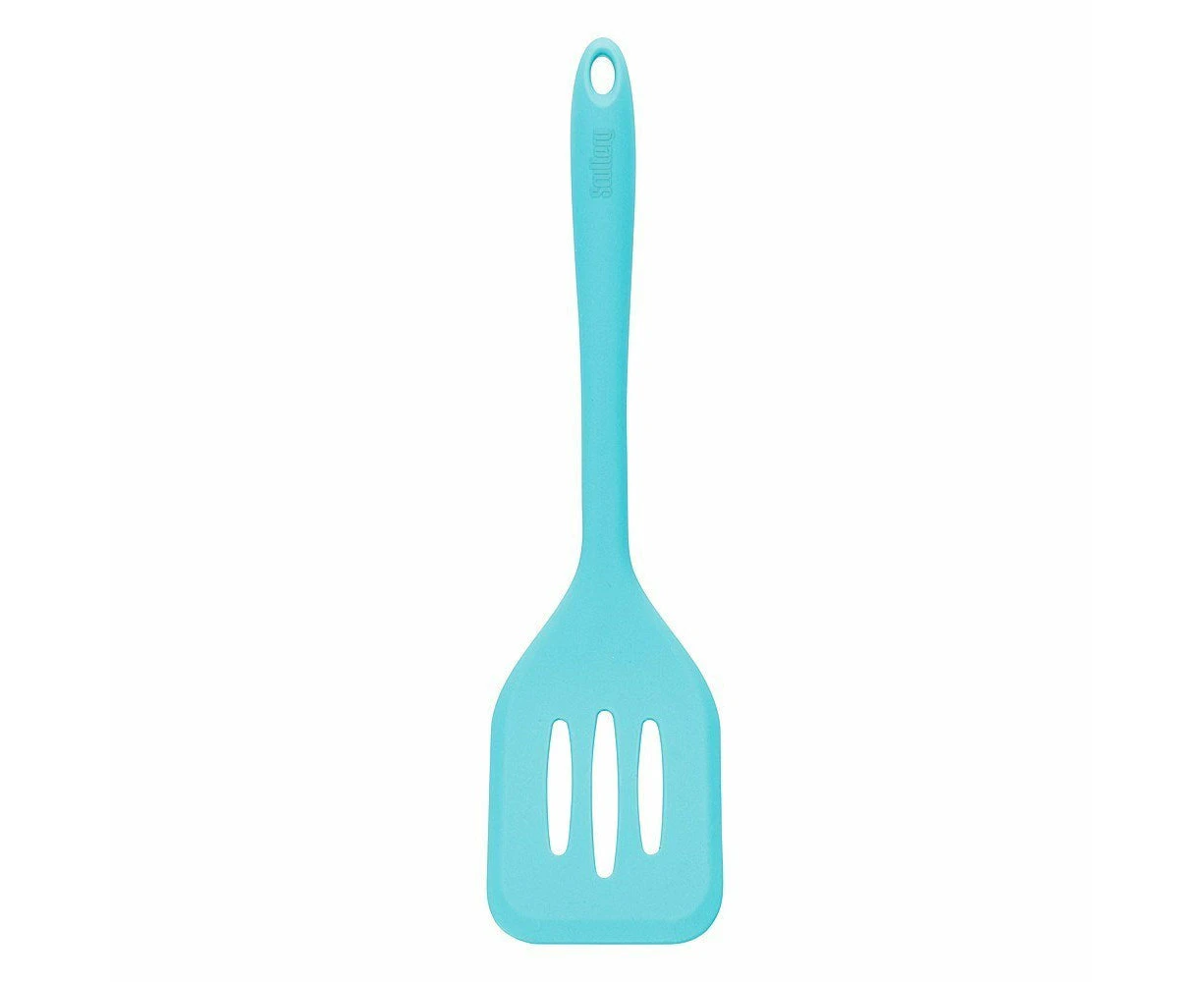 Scullery Kolori Silicone Slotted Turner  31cm  - Teal