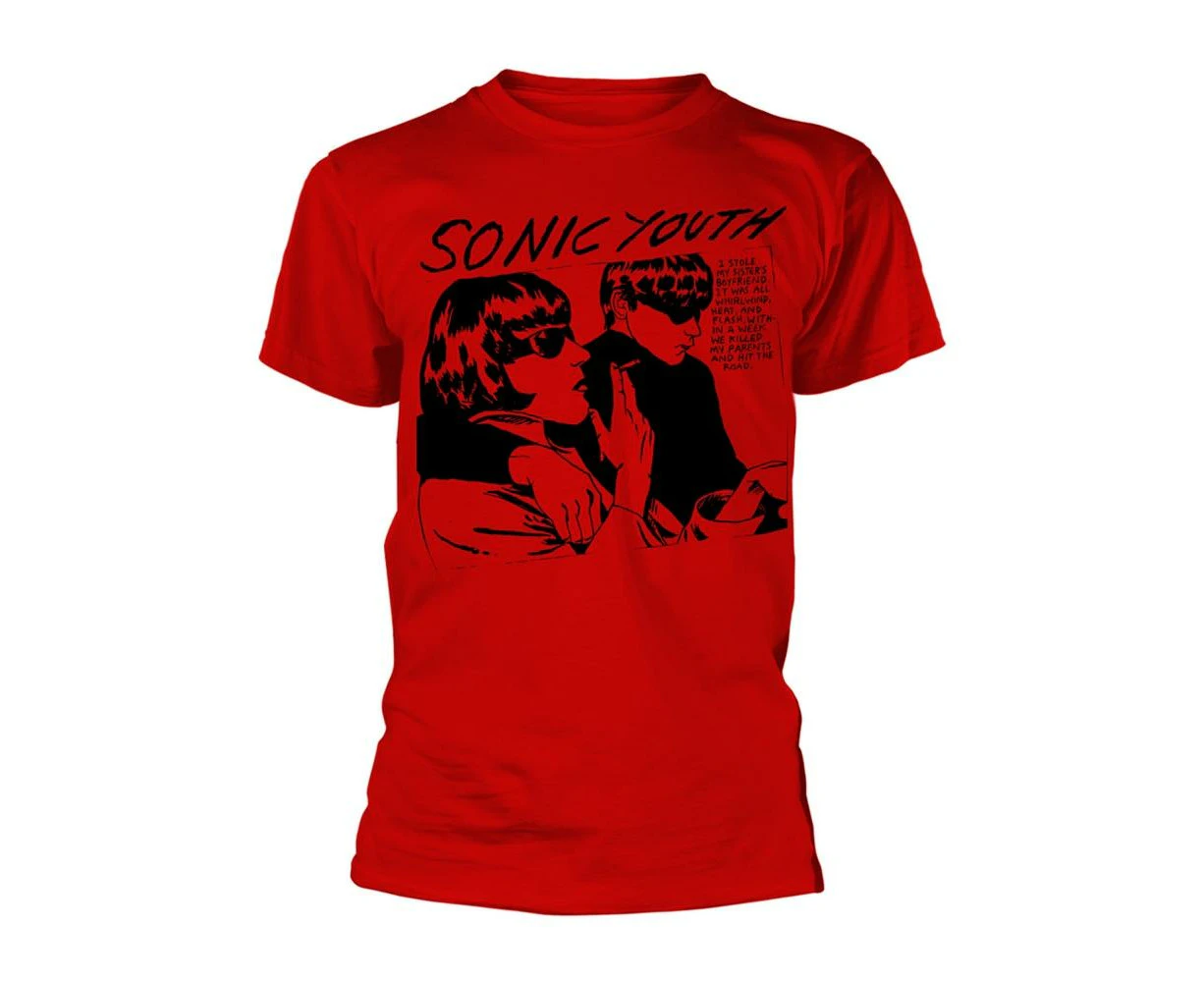 Sonic Youth Unisex Adult Goo Album T-Shirt (Red) - PH2743