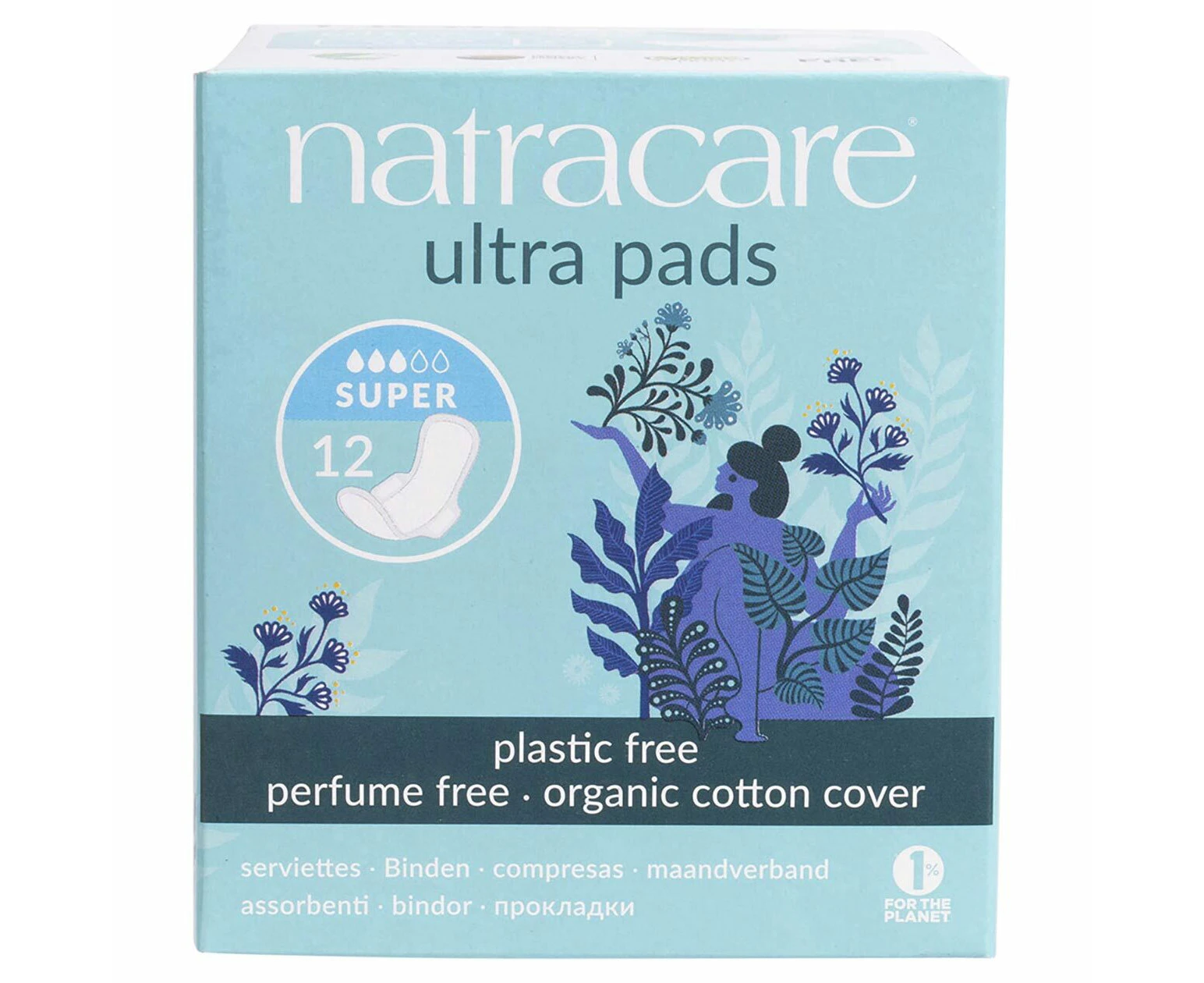 Super Ultra Natural Pads with Wings 12 Pk