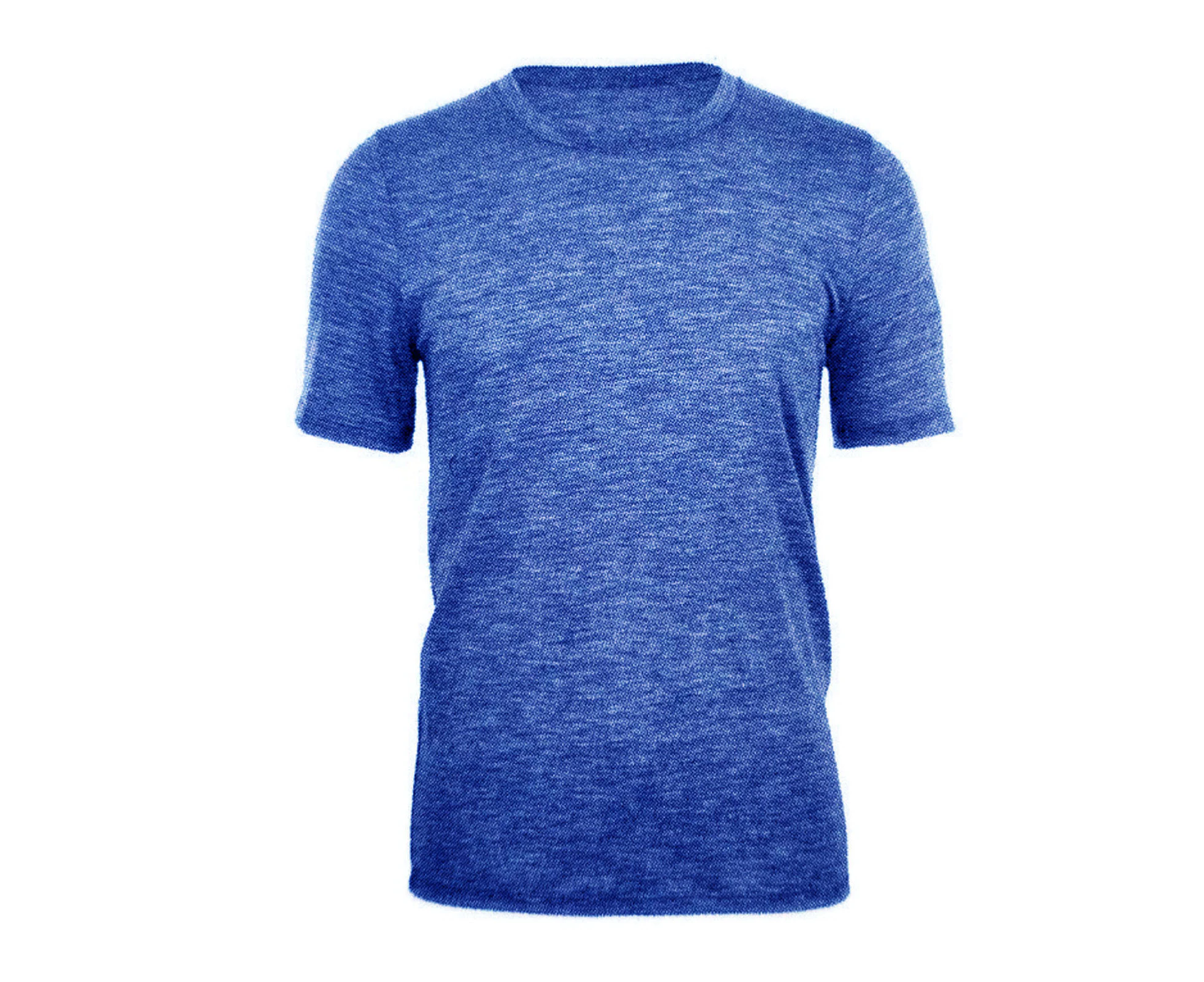 MERINO SKINS Mens Classic Crew Neck Tee Wool Thermal T-Shirt Short Sleeve - Navy