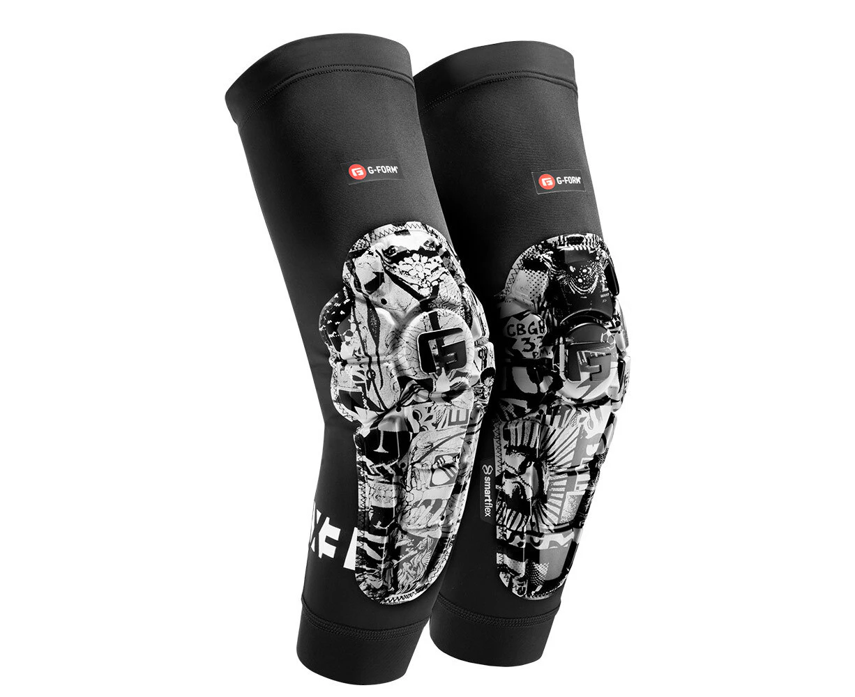 G-Form Pro-X3 Mountain Bike Elbow Guard/Pad Safety Sports Pair Street Art S