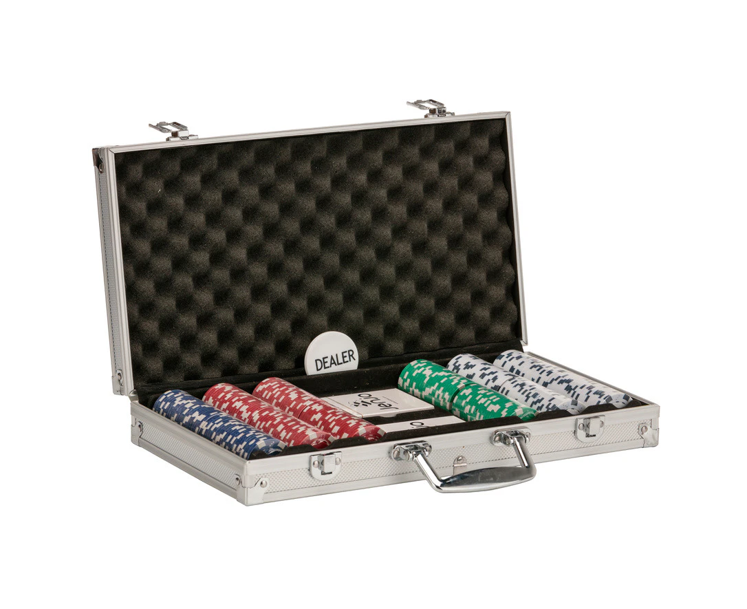 Jenjo Poker Set With Premium Plastic Playing Cards