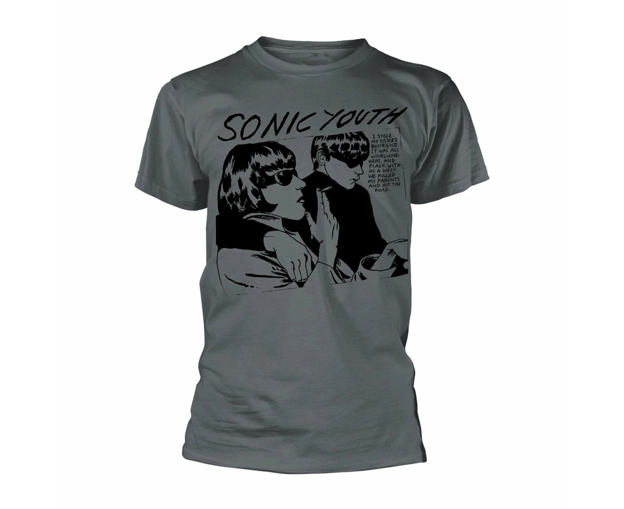 Sonic Youth Unisex T-shirt: Goo Album Cover (Charcoal)