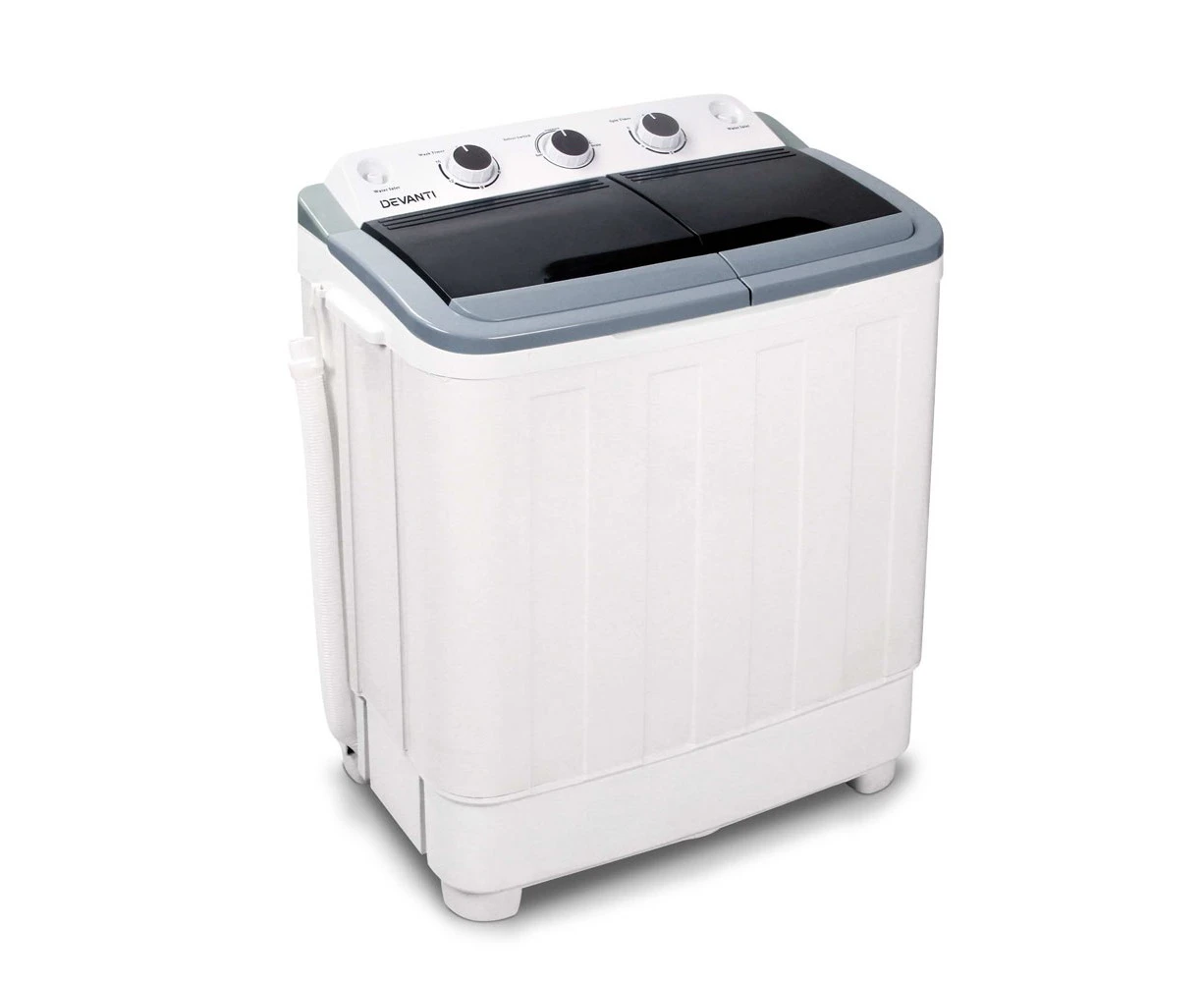 Devanti 5KG Mini Portable Washing Machine - White