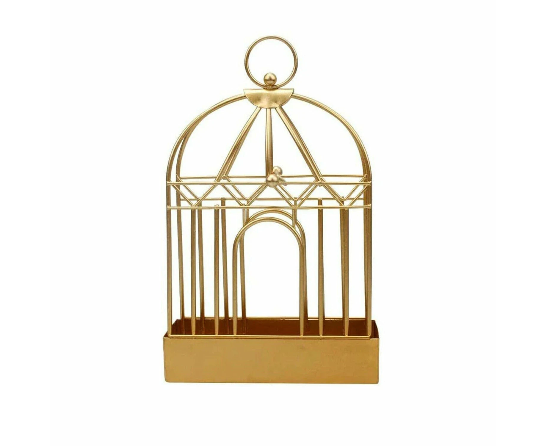 Garden Mosquito Coil Holder Birdcage Decor Repellant Outdoor Burner Home Mozzie - Gold